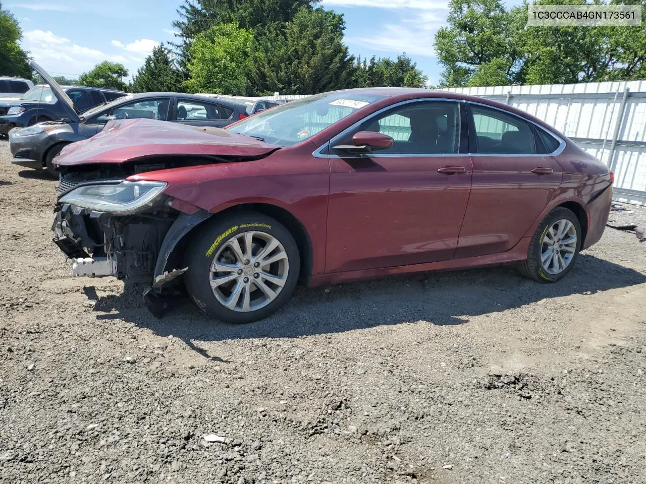 2016 Chrysler 200 Limited VIN: 1C3CCCAB4GN173561 Lot: 71165694