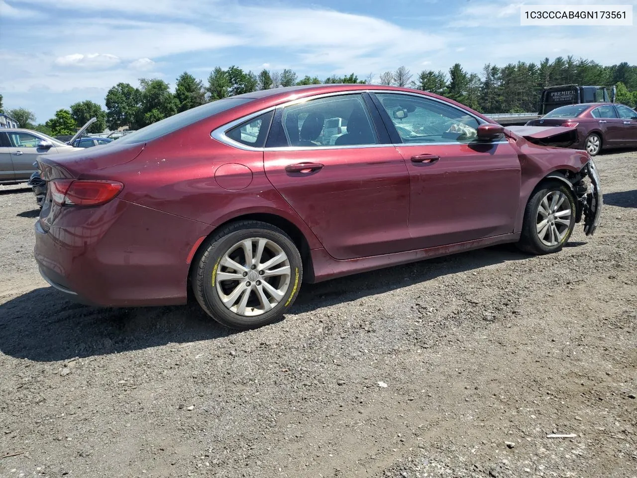 2016 Chrysler 200 Limited VIN: 1C3CCCAB4GN173561 Lot: 71165694