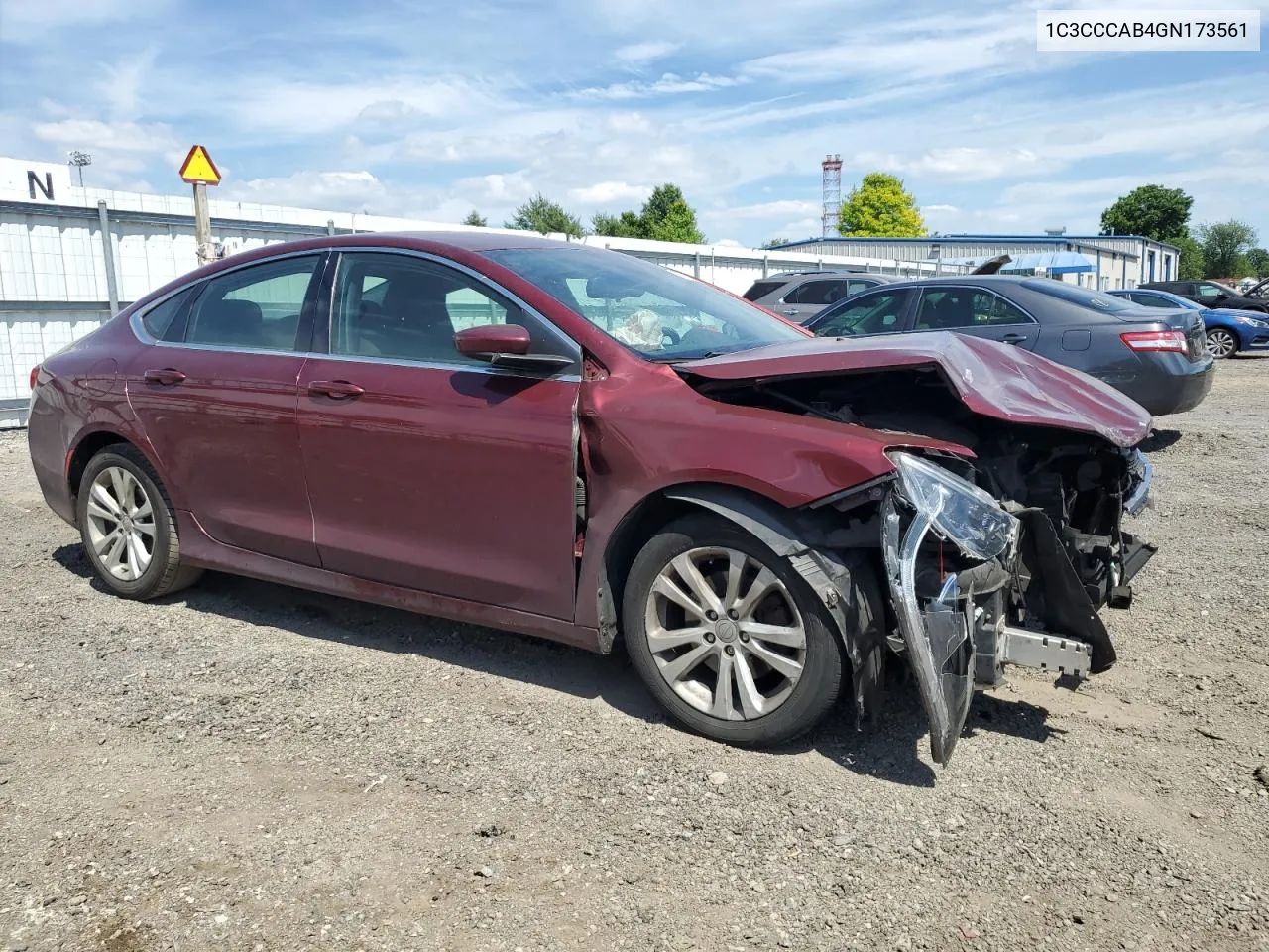 2016 Chrysler 200 Limited VIN: 1C3CCCAB4GN173561 Lot: 71165694