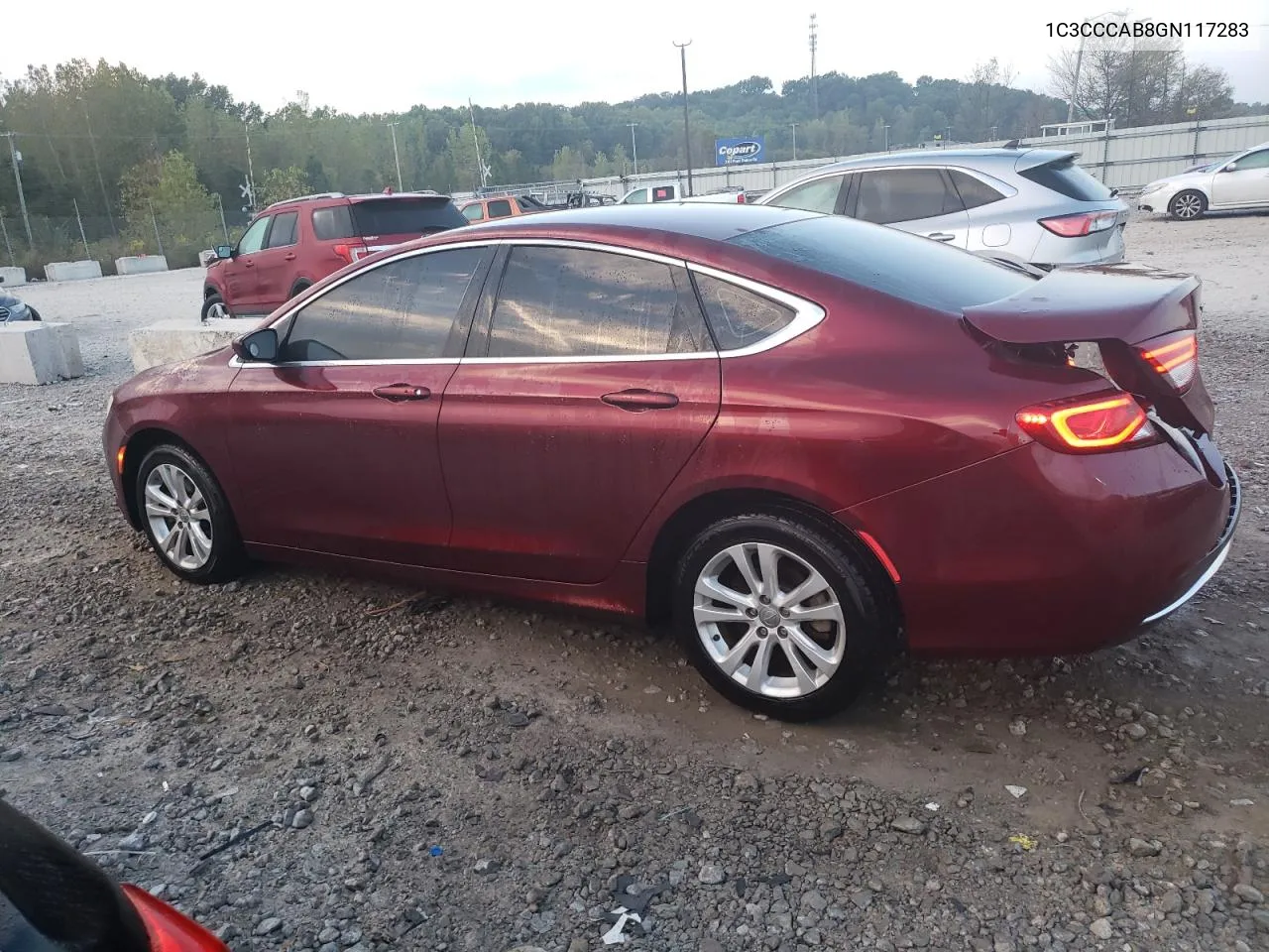 2016 Chrysler 200 Limited VIN: 1C3CCCAB8GN117283 Lot: 71210614