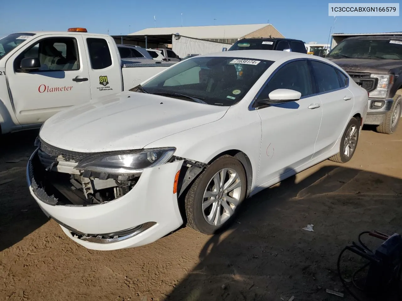 2016 Chrysler 200 Limited VIN: 1C3CCCABXGN166579 Lot: 71638174