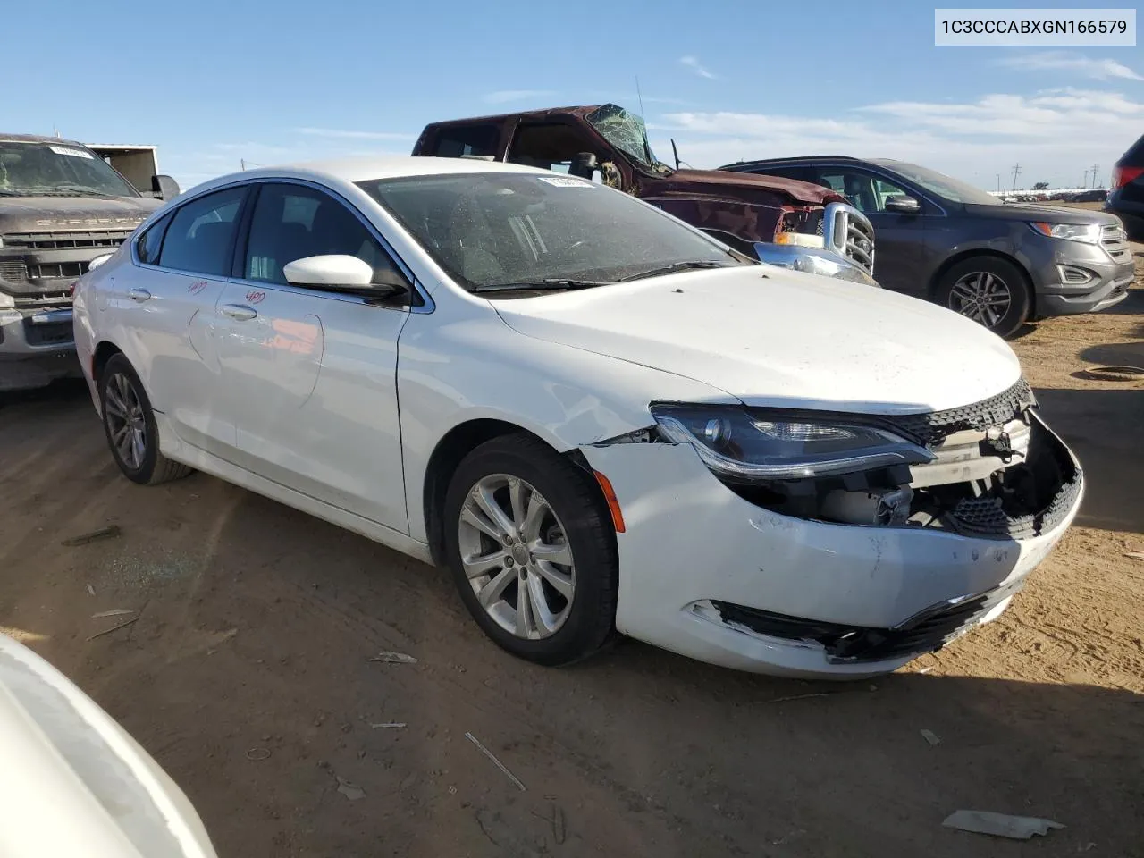 2016 Chrysler 200 Limited VIN: 1C3CCCABXGN166579 Lot: 71638174