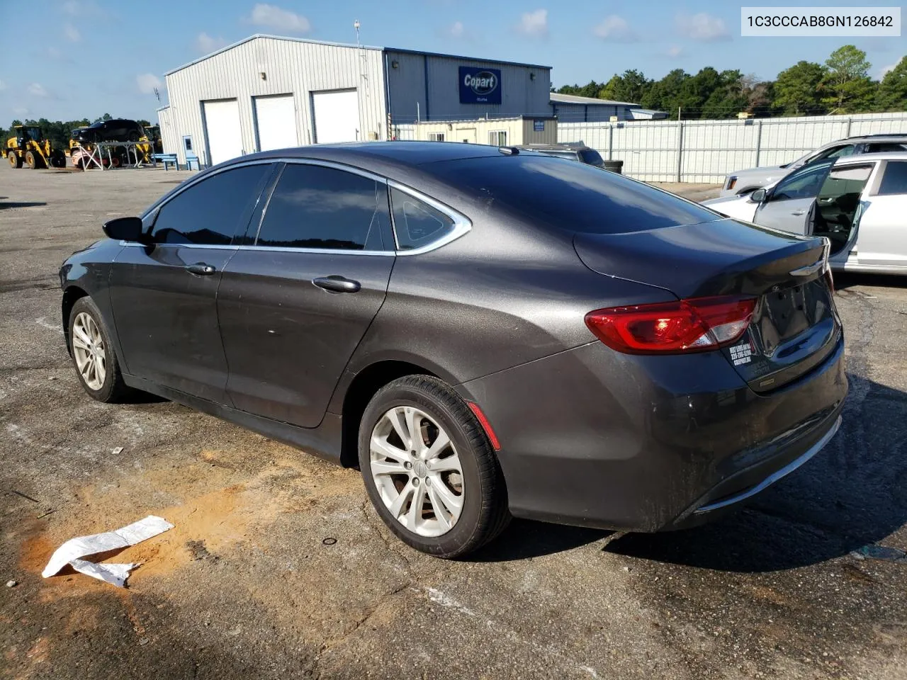 2016 Chrysler 200 Limited VIN: 1C3CCCAB8GN126842 Lot: 71957054