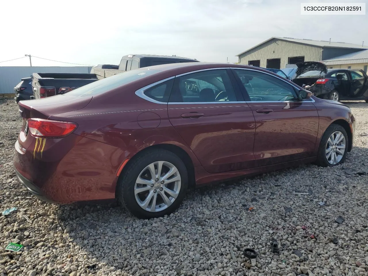 1C3CCCFB2GN182591 2016 Chrysler 200 Lx