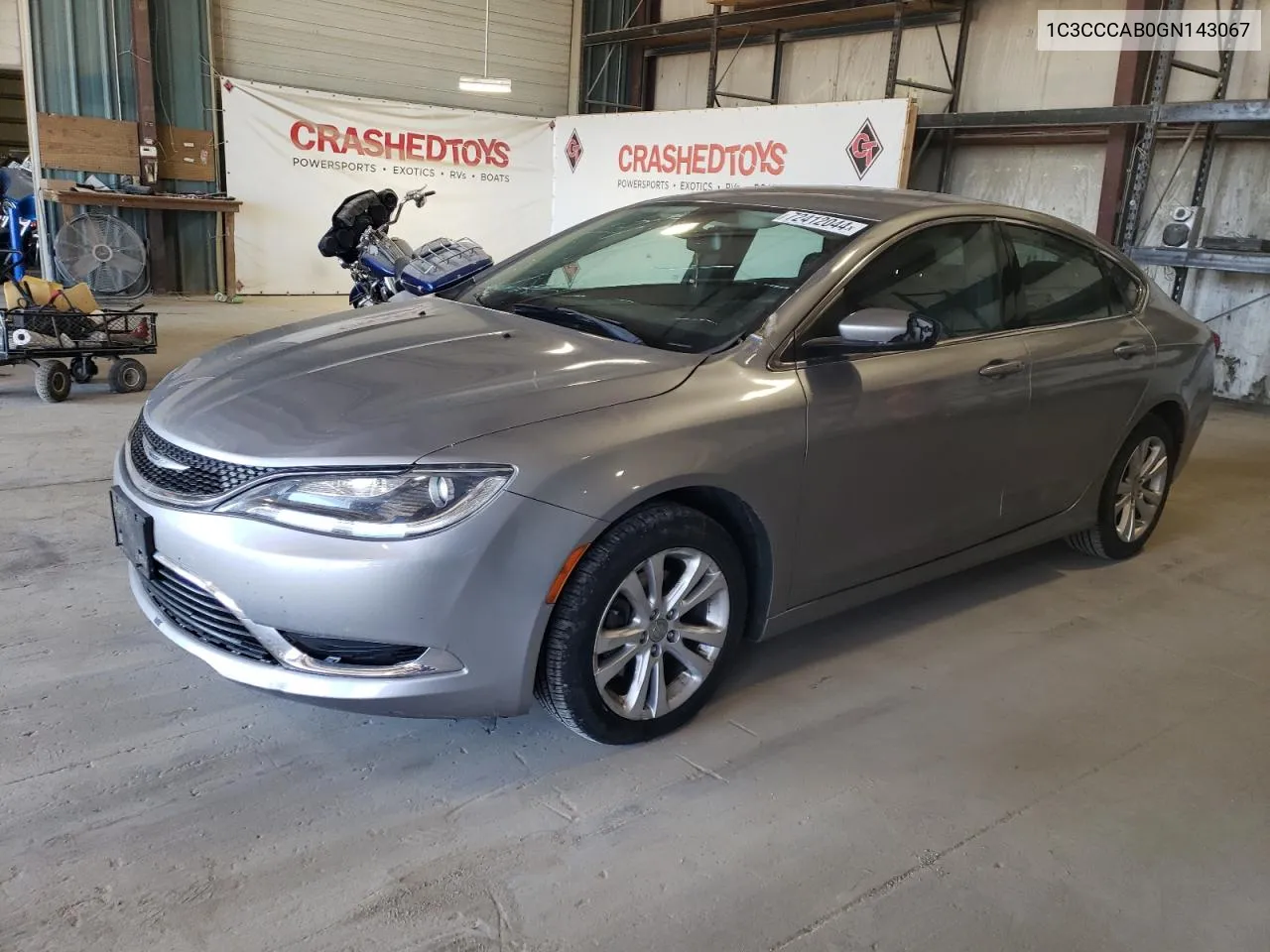 2016 Chrysler 200 Limited VIN: 1C3CCCAB0GN143067 Lot: 72412044