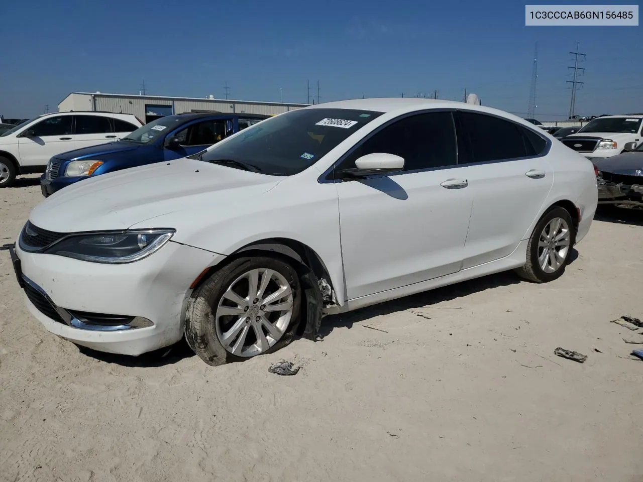 2016 Chrysler 200 Limited VIN: 1C3CCCAB6GN156485 Lot: 72608624