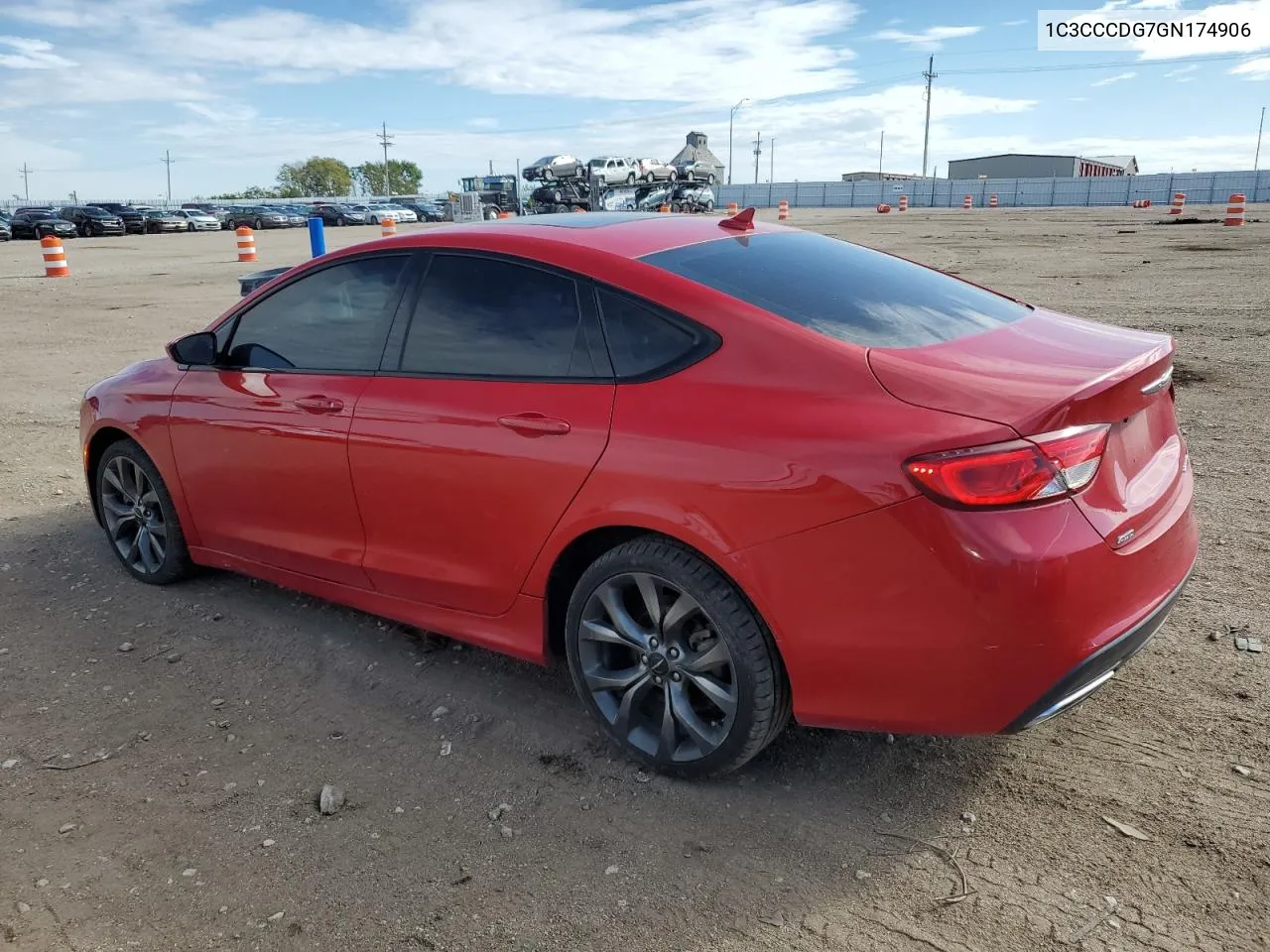 2016 Chrysler 200 S VIN: 1C3CCCDG7GN174906 Lot: 72729234