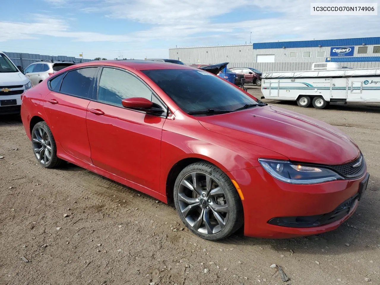 2016 Chrysler 200 S VIN: 1C3CCCDG7GN174906 Lot: 72729234