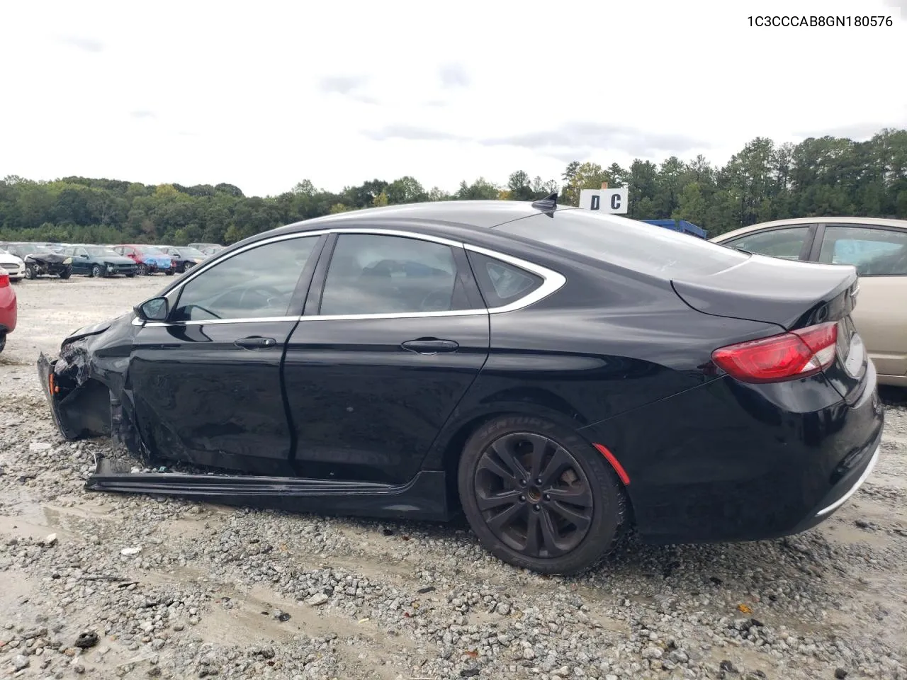 2016 Chrysler 200 Limited VIN: 1C3CCCAB8GN180576 Lot: 73112434