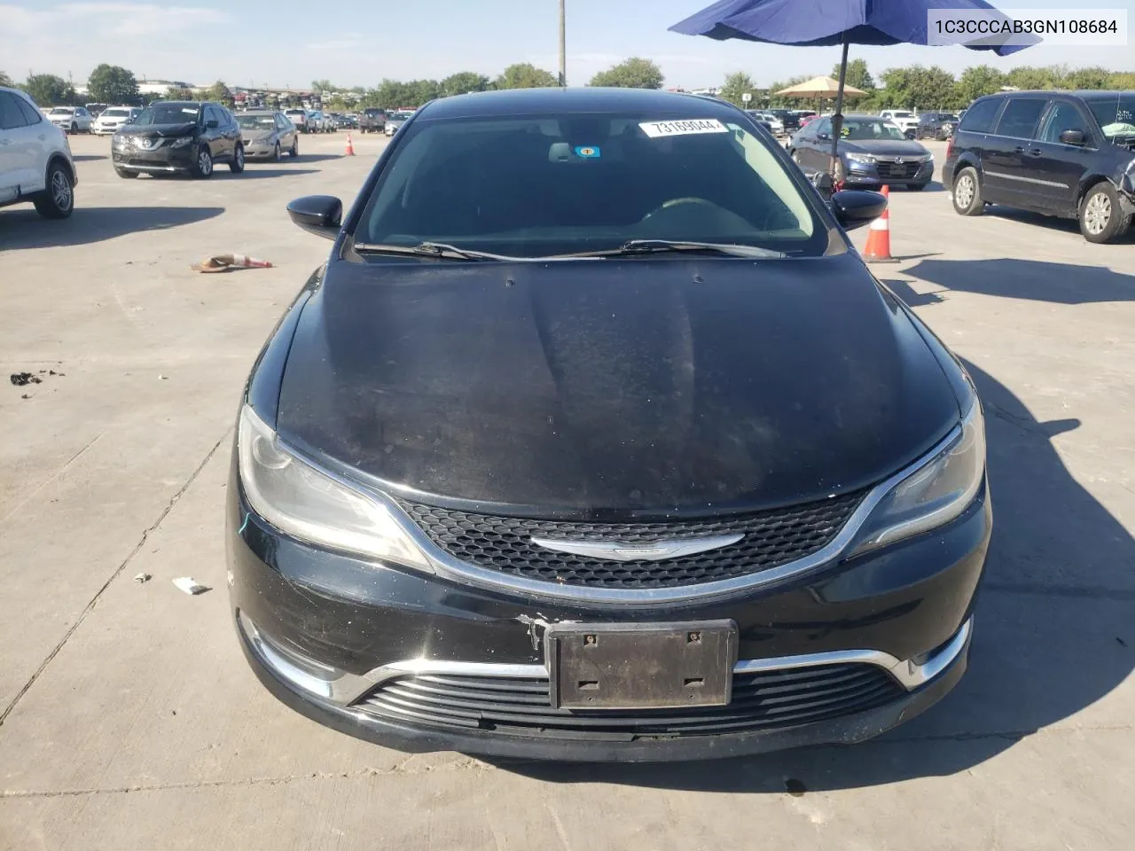 2016 Chrysler 200 Limited VIN: 1C3CCCAB3GN108684 Lot: 73169044