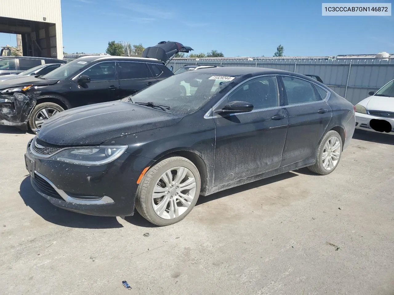 2016 Chrysler 200 Limited VIN: 1C3CCCAB7GN146872 Lot: 73329244