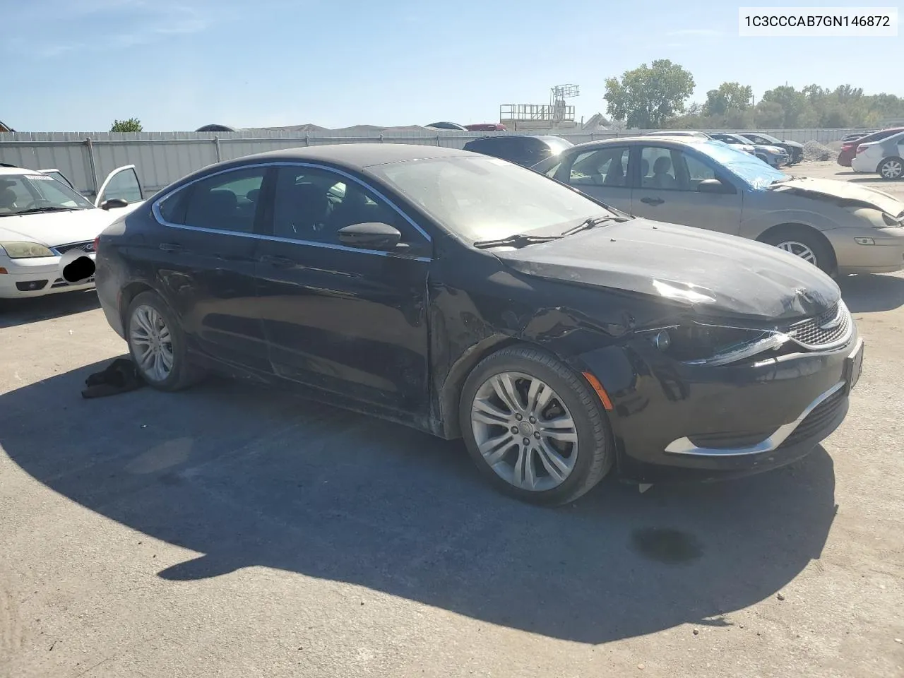 2016 Chrysler 200 Limited VIN: 1C3CCCAB7GN146872 Lot: 73329244