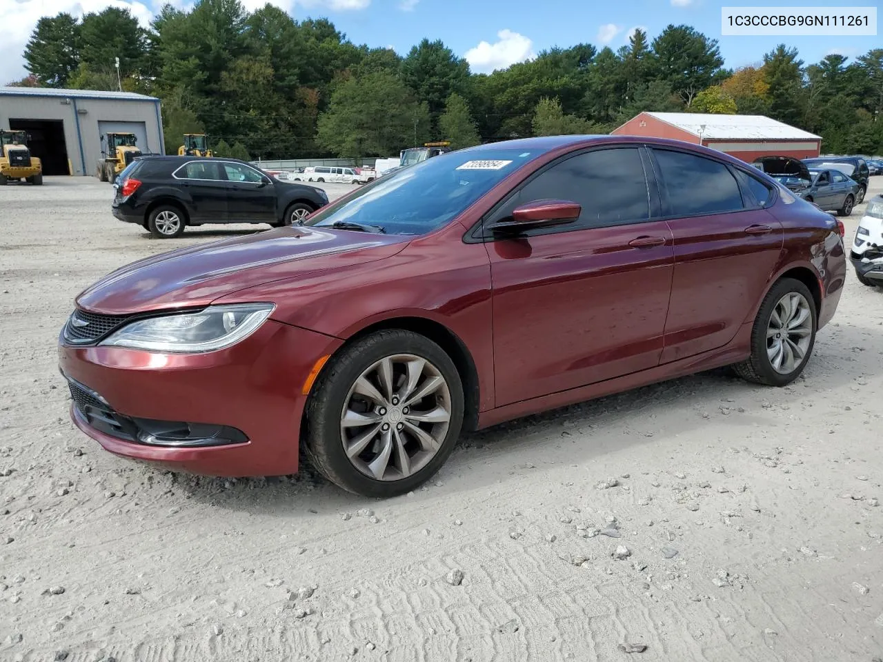 1C3CCCBG9GN111261 2016 Chrysler 200 S