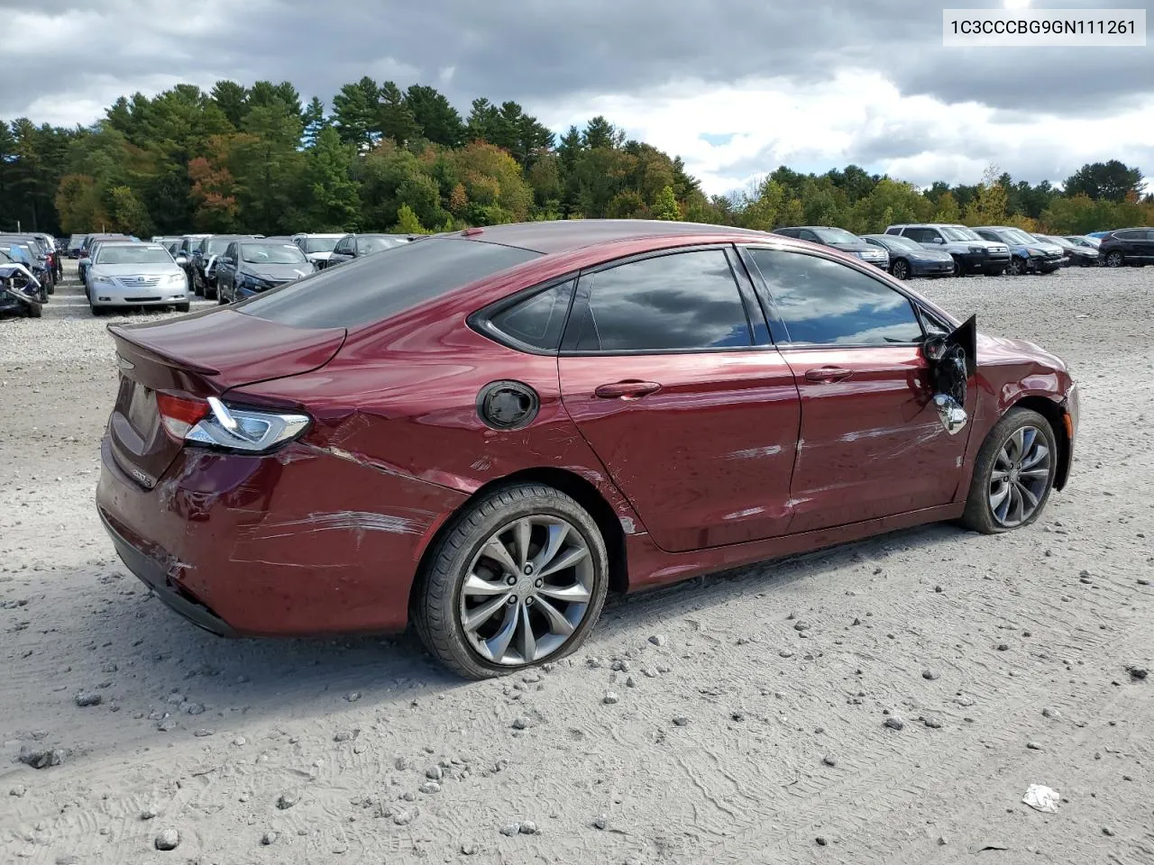 2016 Chrysler 200 S VIN: 1C3CCCBG9GN111261 Lot: 73398954