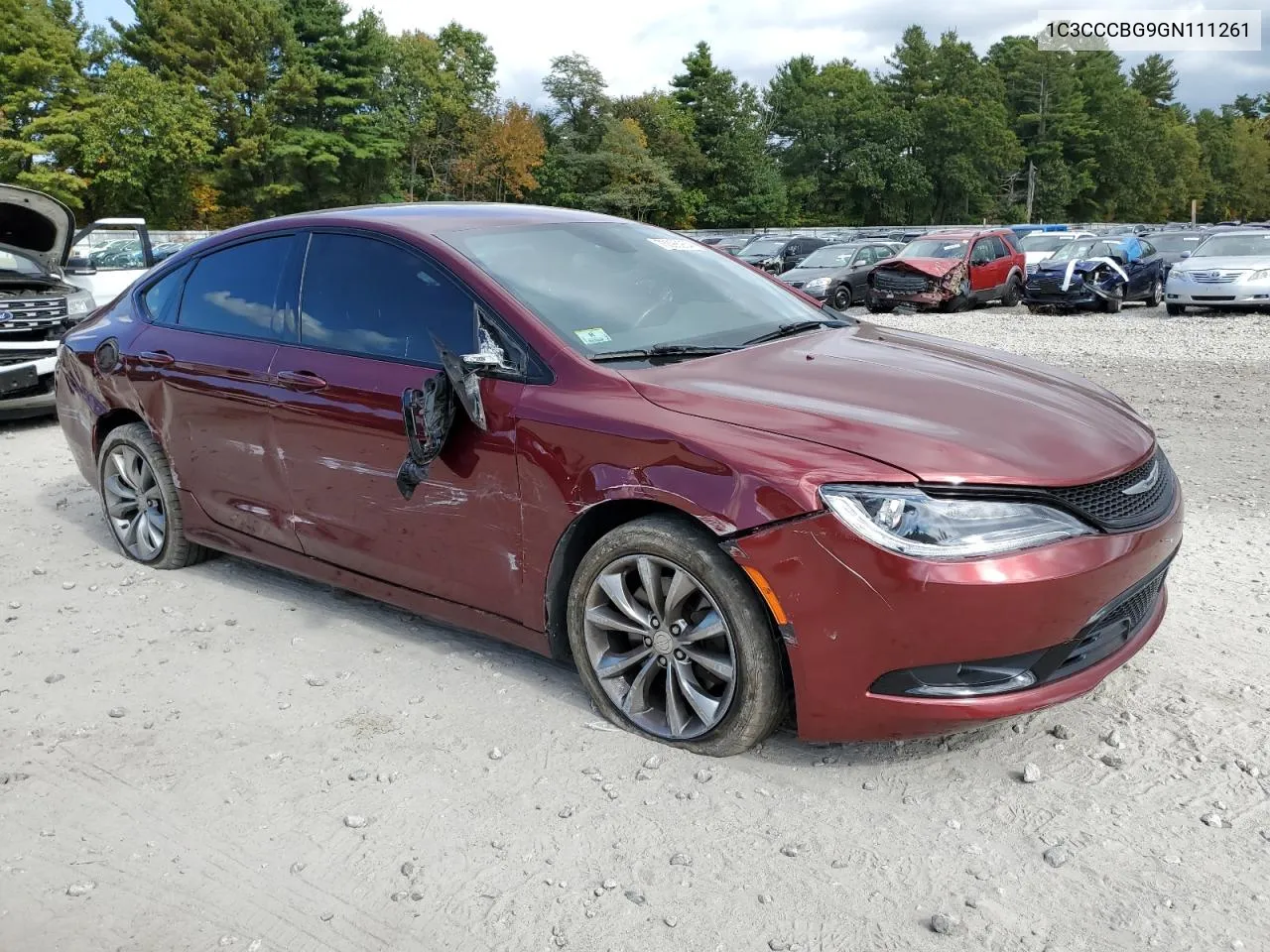 1C3CCCBG9GN111261 2016 Chrysler 200 S