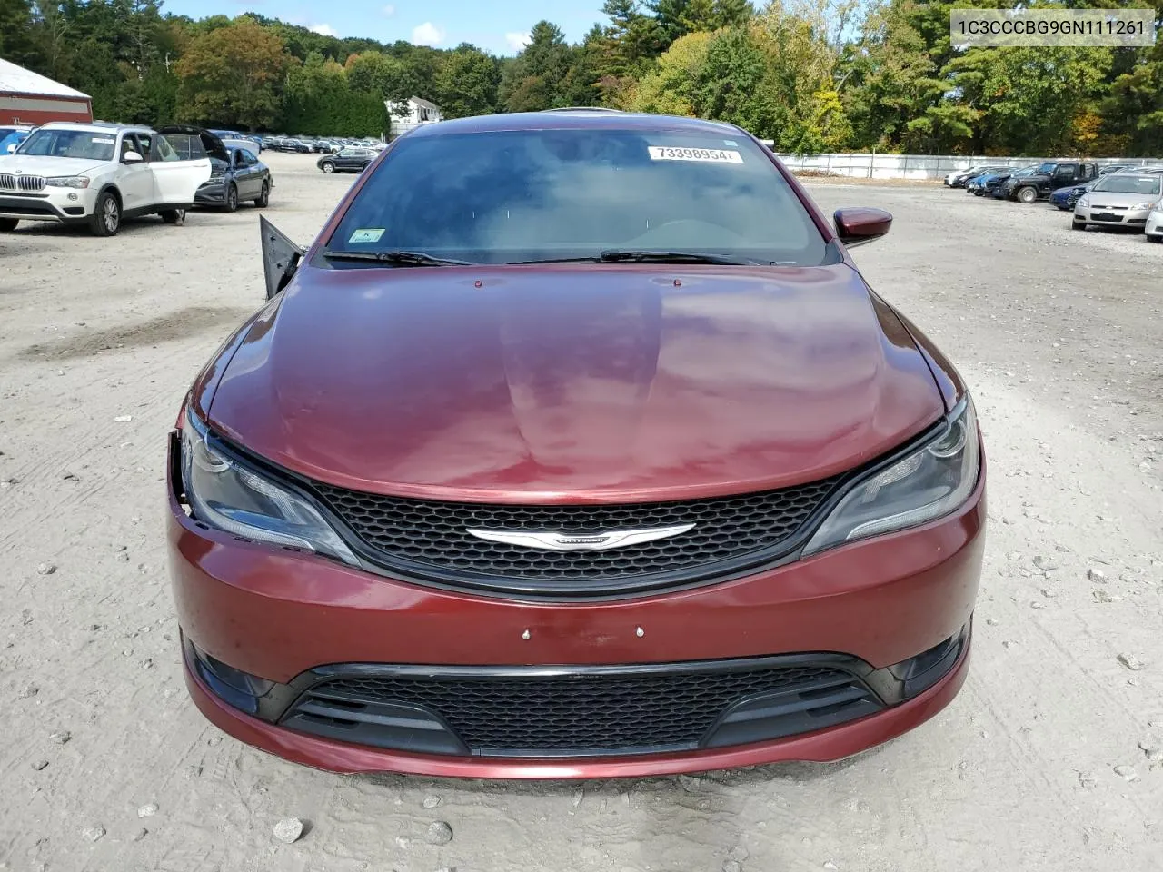 2016 Chrysler 200 S VIN: 1C3CCCBG9GN111261 Lot: 73398954