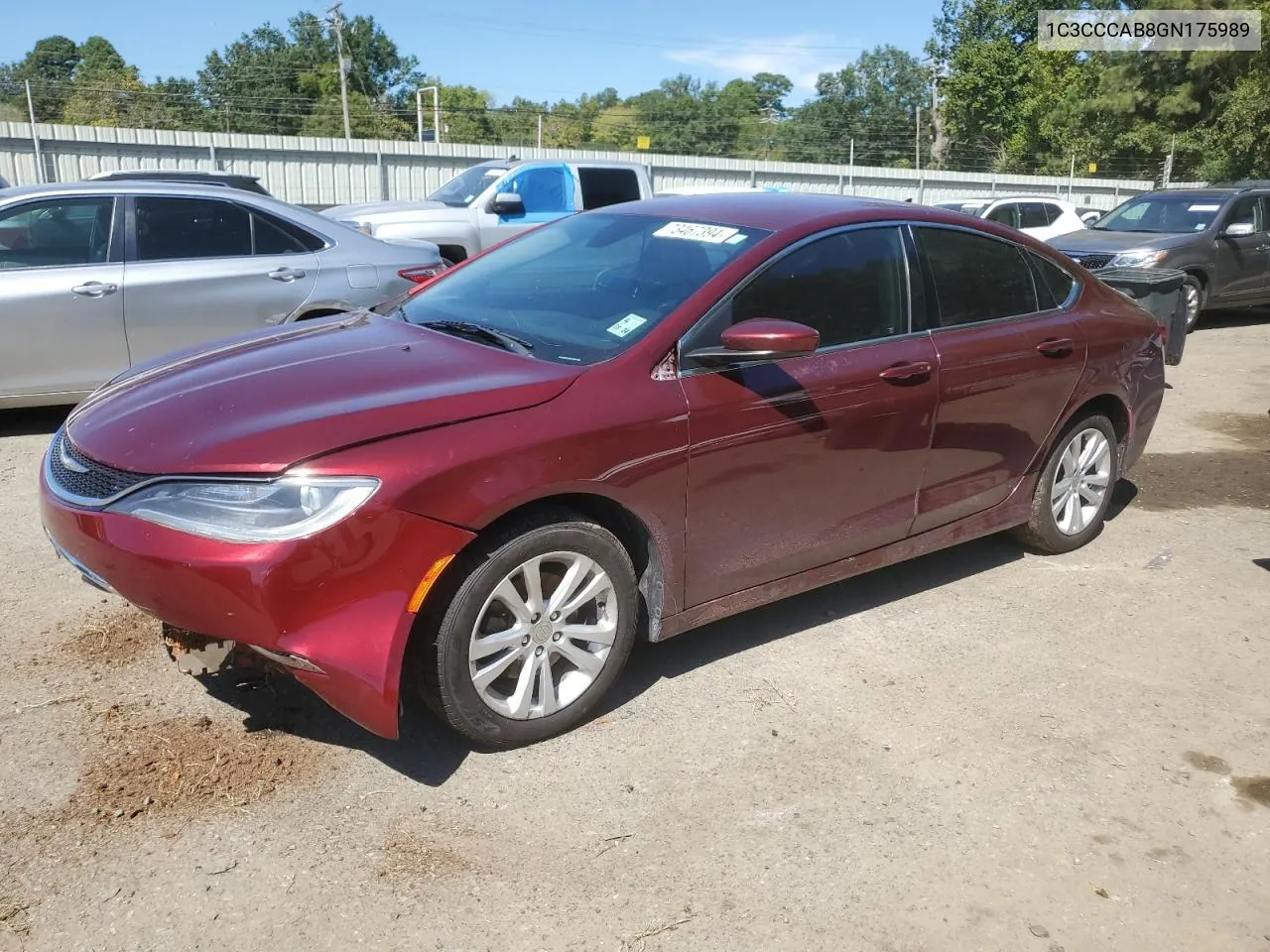 2016 Chrysler 200 Limited VIN: 1C3CCCAB8GN175989 Lot: 73467394