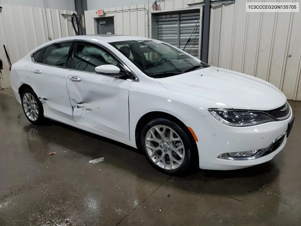 2016 Chrysler 200 C VIN: 1C3CCCEG2GN135705 Lot: 73681104