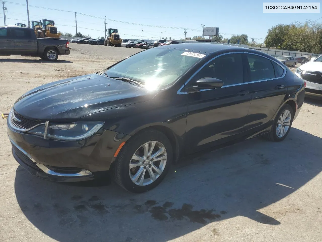 2016 Chrysler 200 Limited VIN: 1C3CCCAB4GN142164 Lot: 73931264