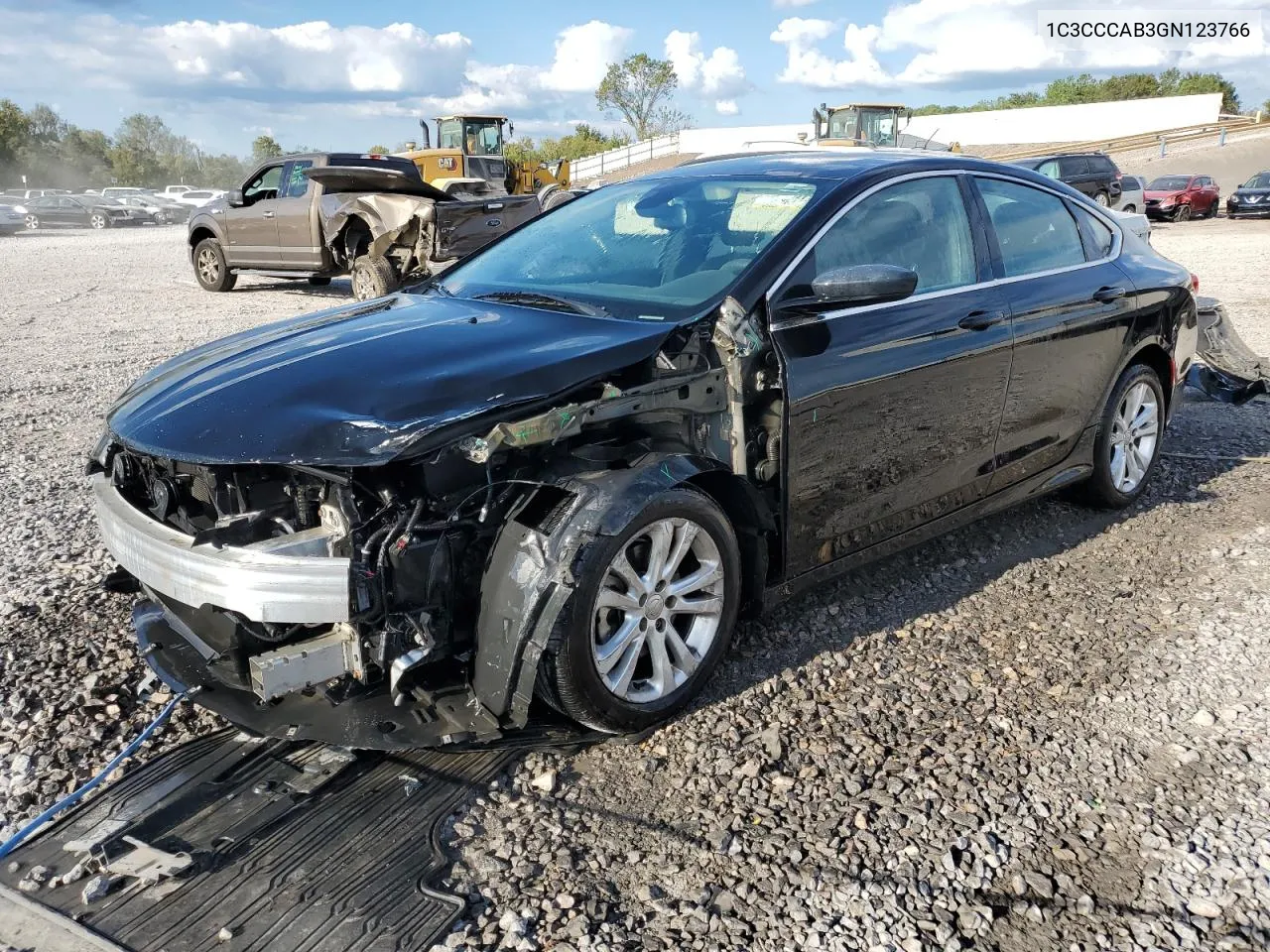 2016 Chrysler 200 Limited VIN: 1C3CCCAB3GN123766 Lot: 74211324