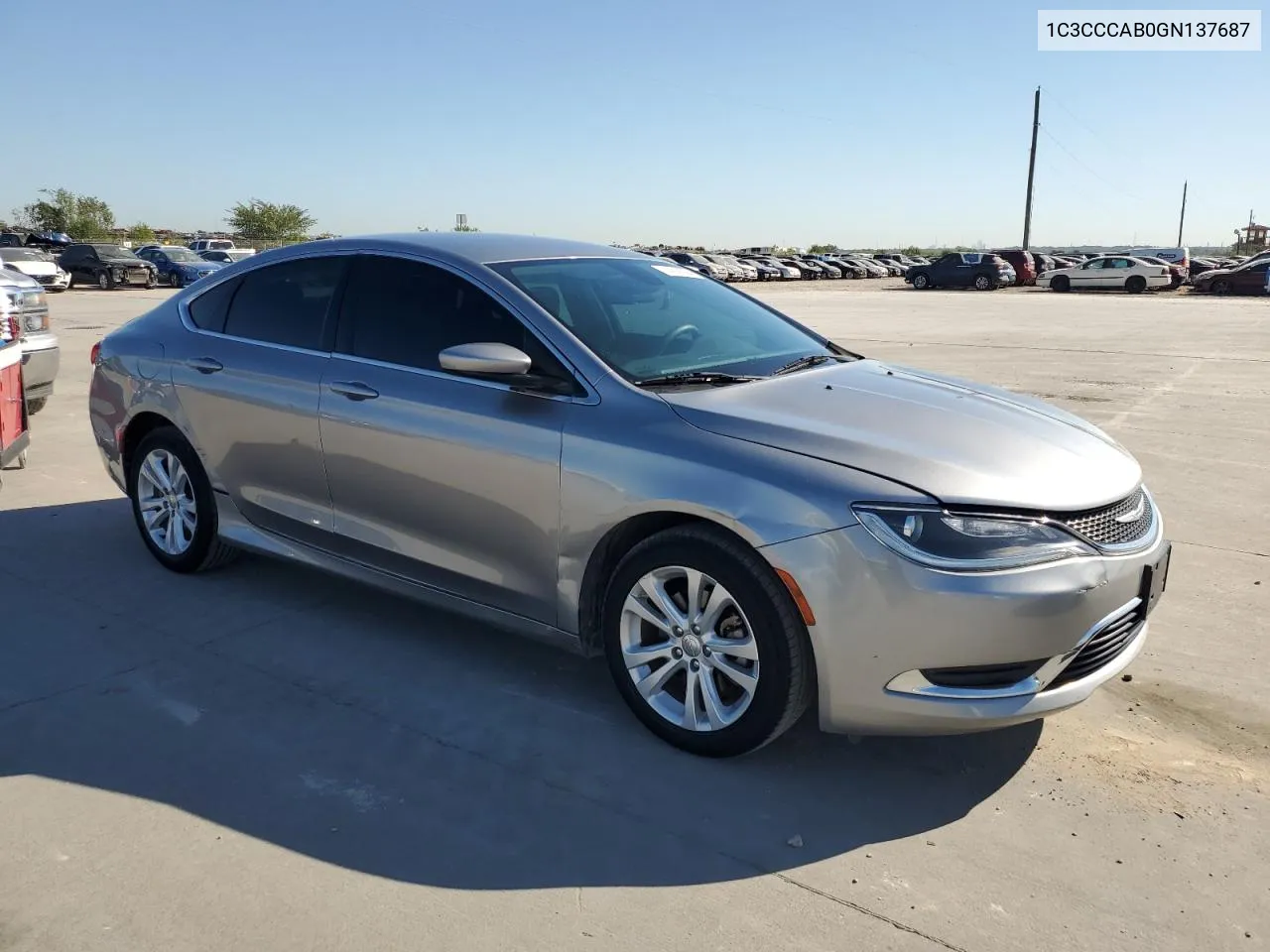 2016 Chrysler 200 Limited VIN: 1C3CCCAB0GN137687 Lot: 74219094