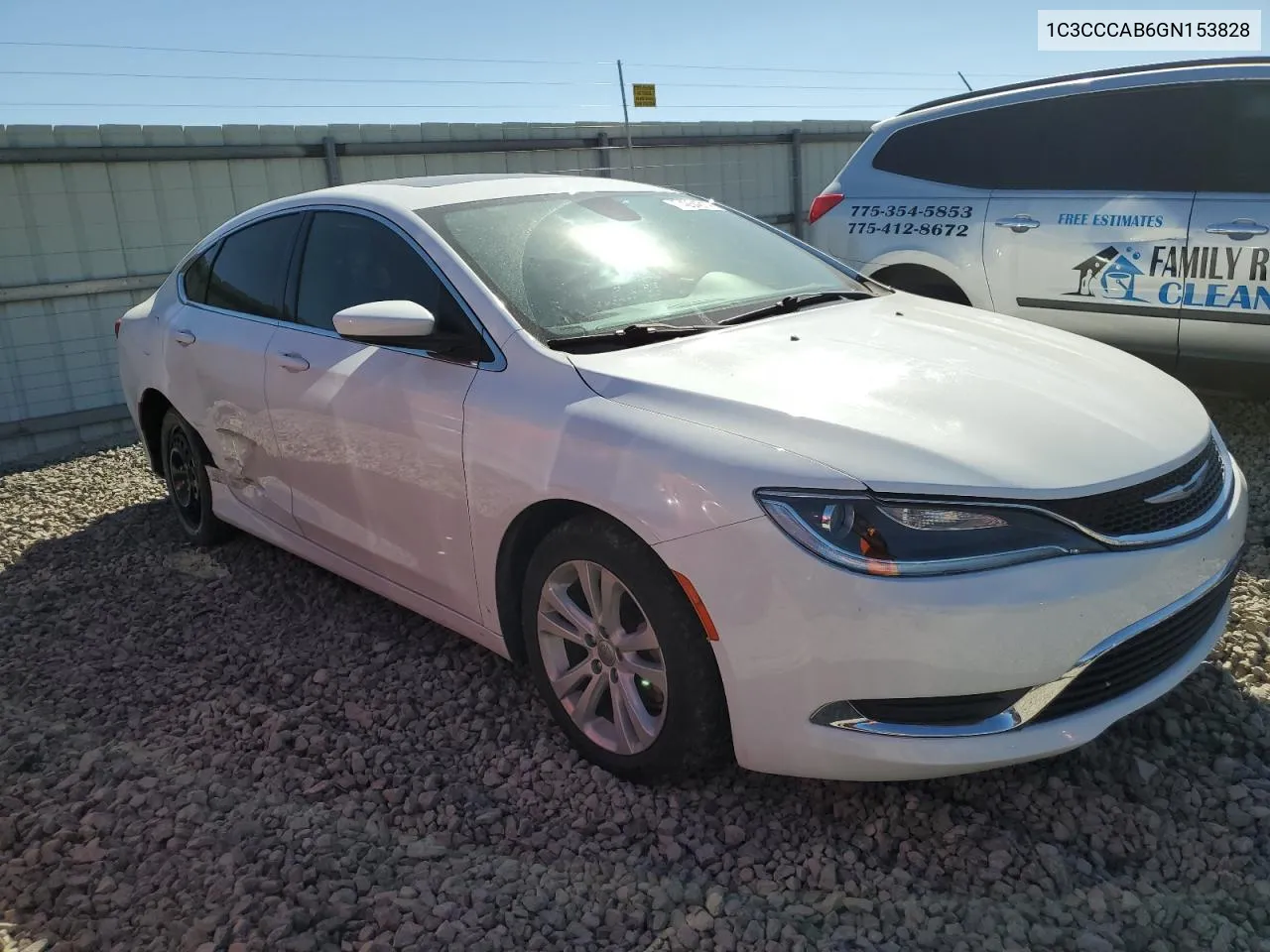 2016 Chrysler 200 Limited VIN: 1C3CCCAB6GN153828 Lot: 74264214