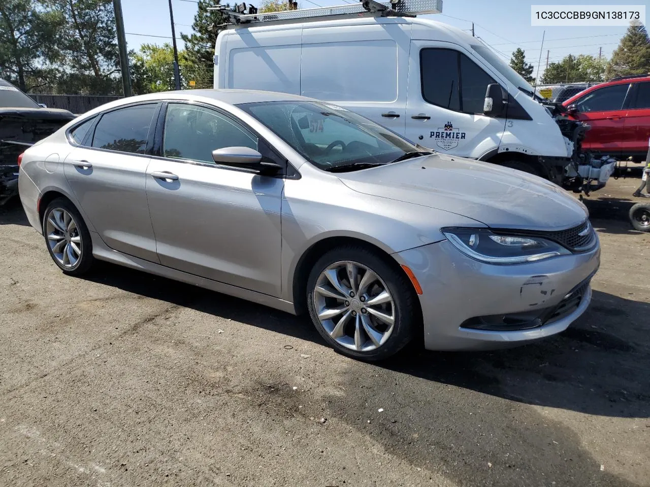 2016 Chrysler 200 S VIN: 1C3CCCBB9GN138173 Lot: 74486164