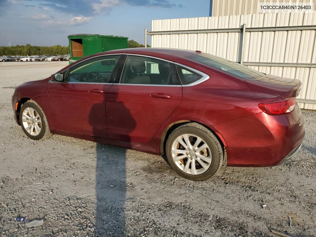 2016 Chrysler 200 Limited VIN: 1C3CCCAB4GN126403 Lot: 74579554