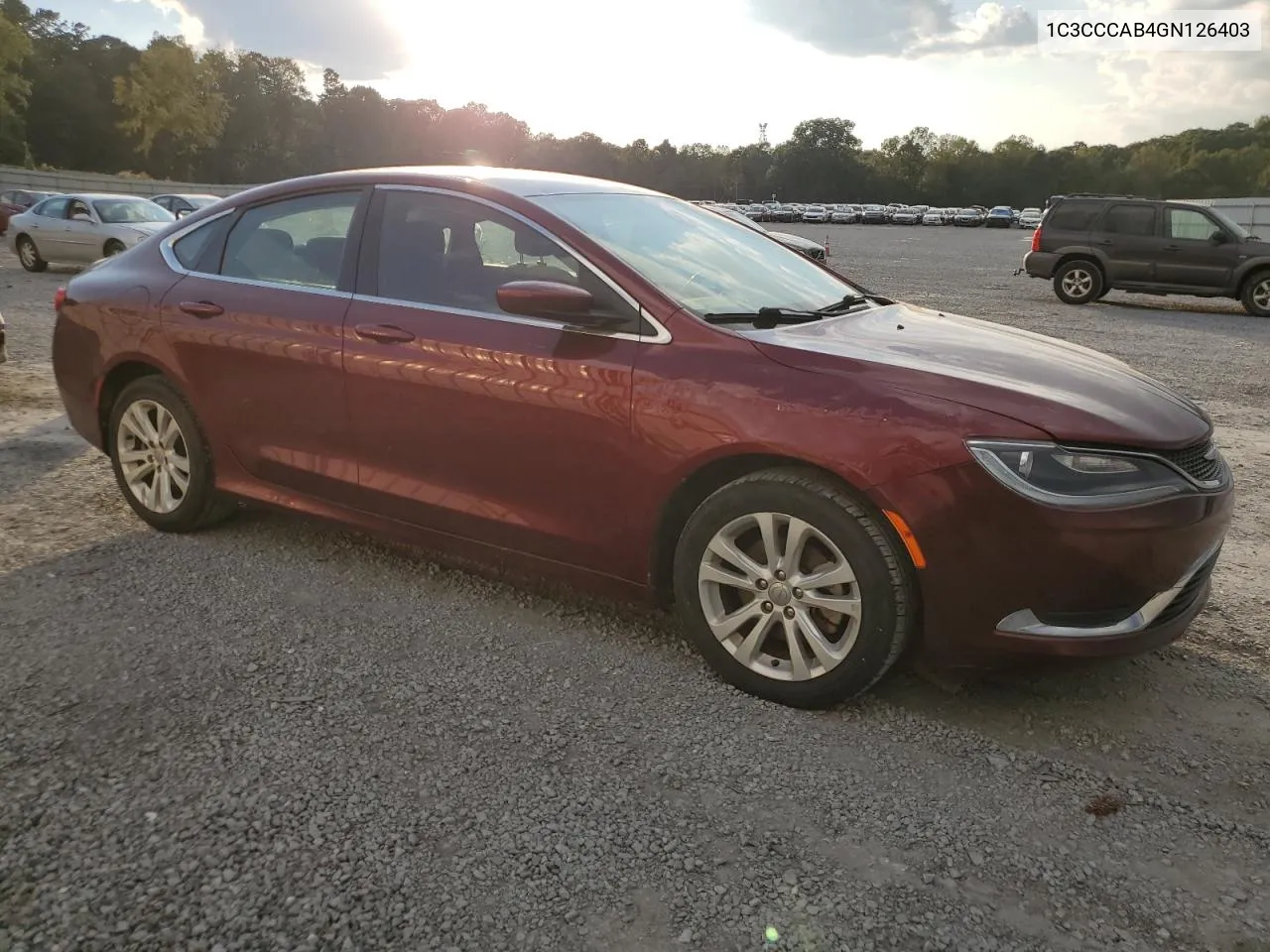 2016 Chrysler 200 Limited VIN: 1C3CCCAB4GN126403 Lot: 74579554