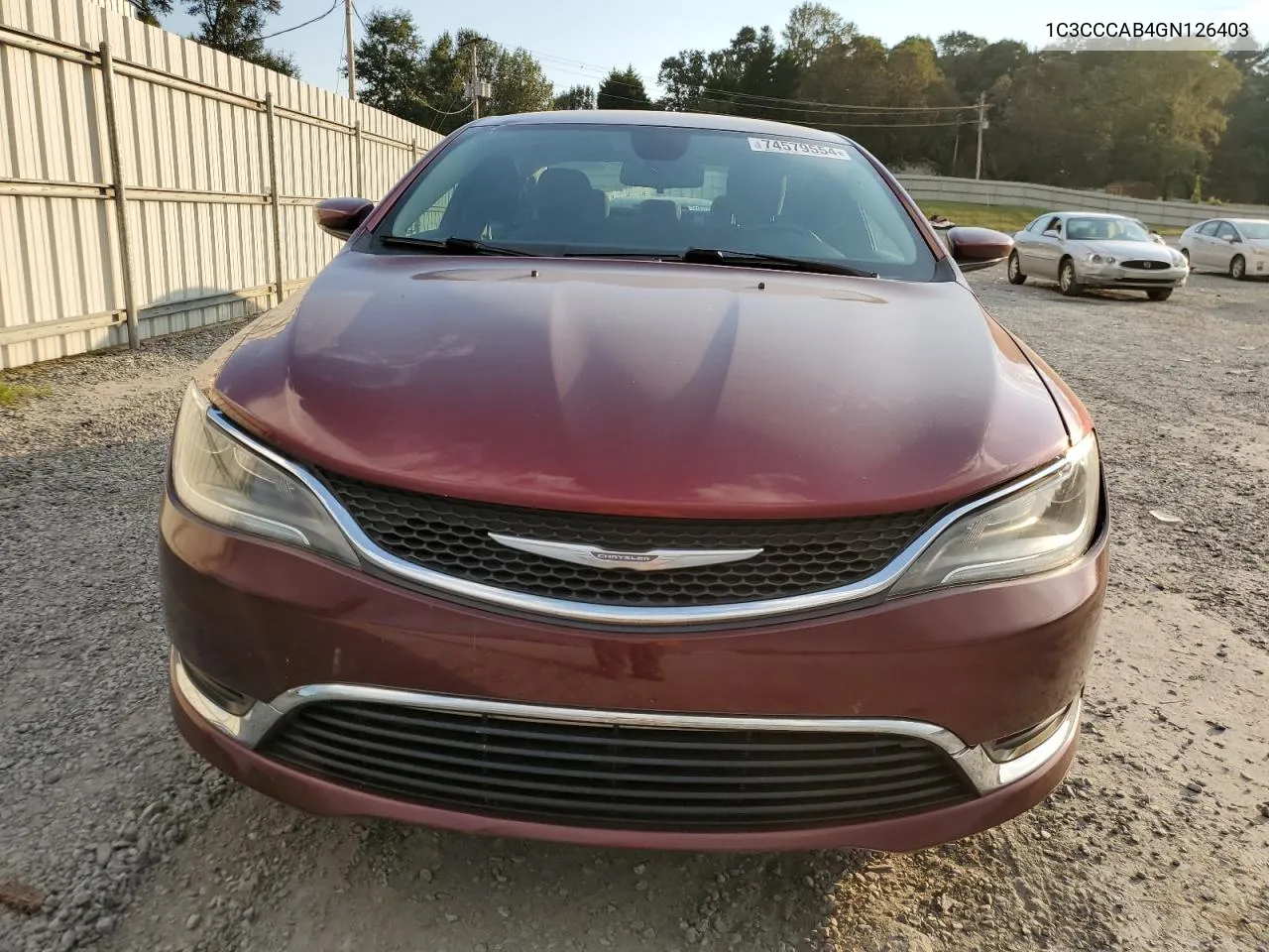 1C3CCCAB4GN126403 2016 Chrysler 200 Limited