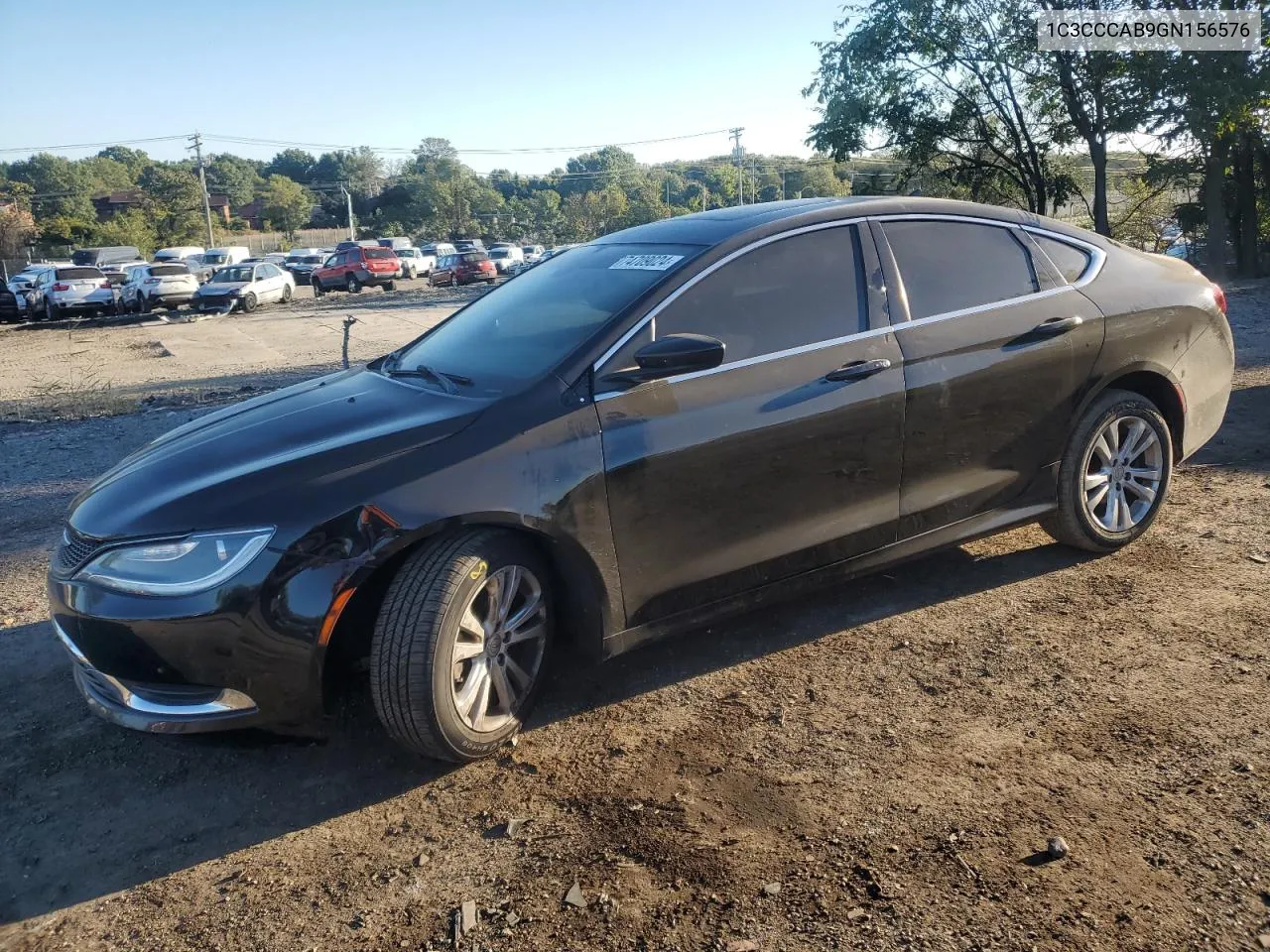 2016 Chrysler 200 Limited VIN: 1C3CCCAB9GN156576 Lot: 74709024