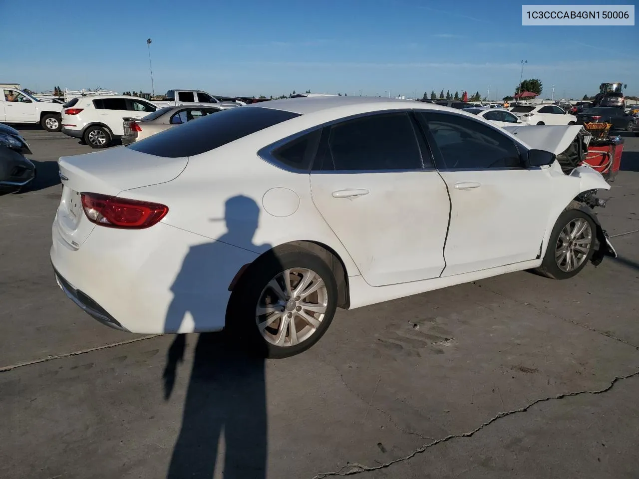 2016 Chrysler 200 Limited VIN: 1C3CCCAB4GN150006 Lot: 74938774