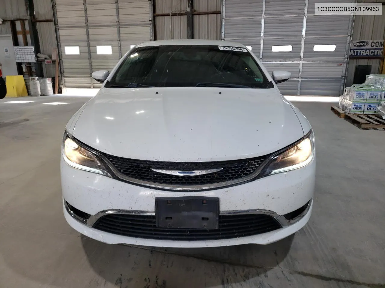 2016 Chrysler 200 C VIN: 1C3CCCCB5GN109963 Lot: 75339354