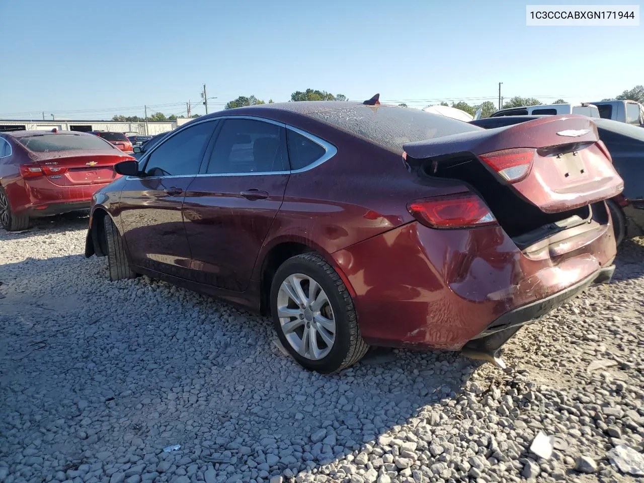 2016 Chrysler 200 Limited VIN: 1C3CCCABXGN171944 Lot: 75365534