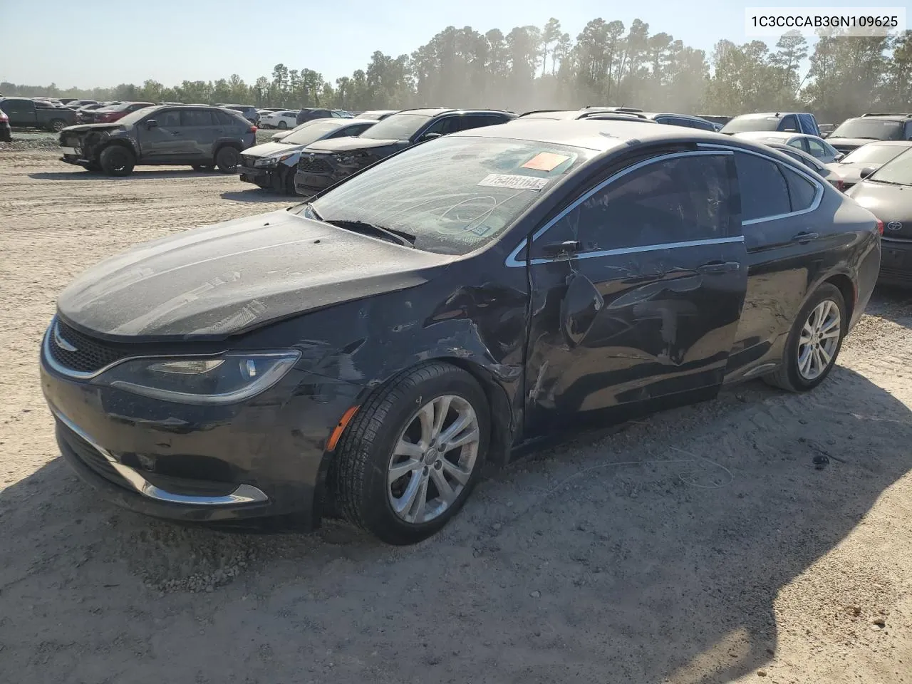 2016 Chrysler 200 Limited VIN: 1C3CCCAB3GN109625 Lot: 75408164