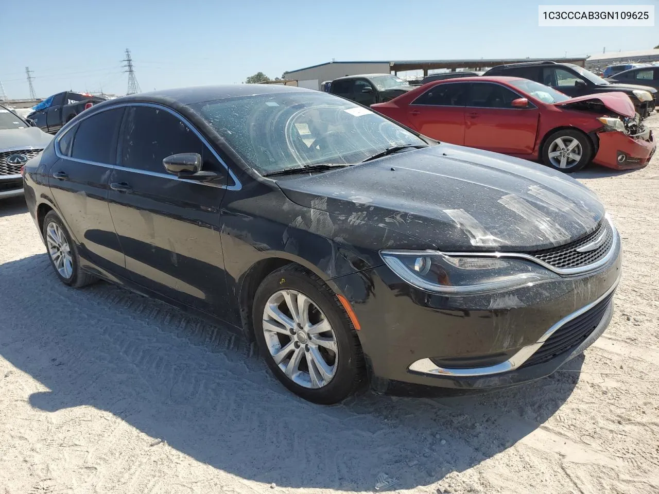 2016 Chrysler 200 Limited VIN: 1C3CCCAB3GN109625 Lot: 75408164