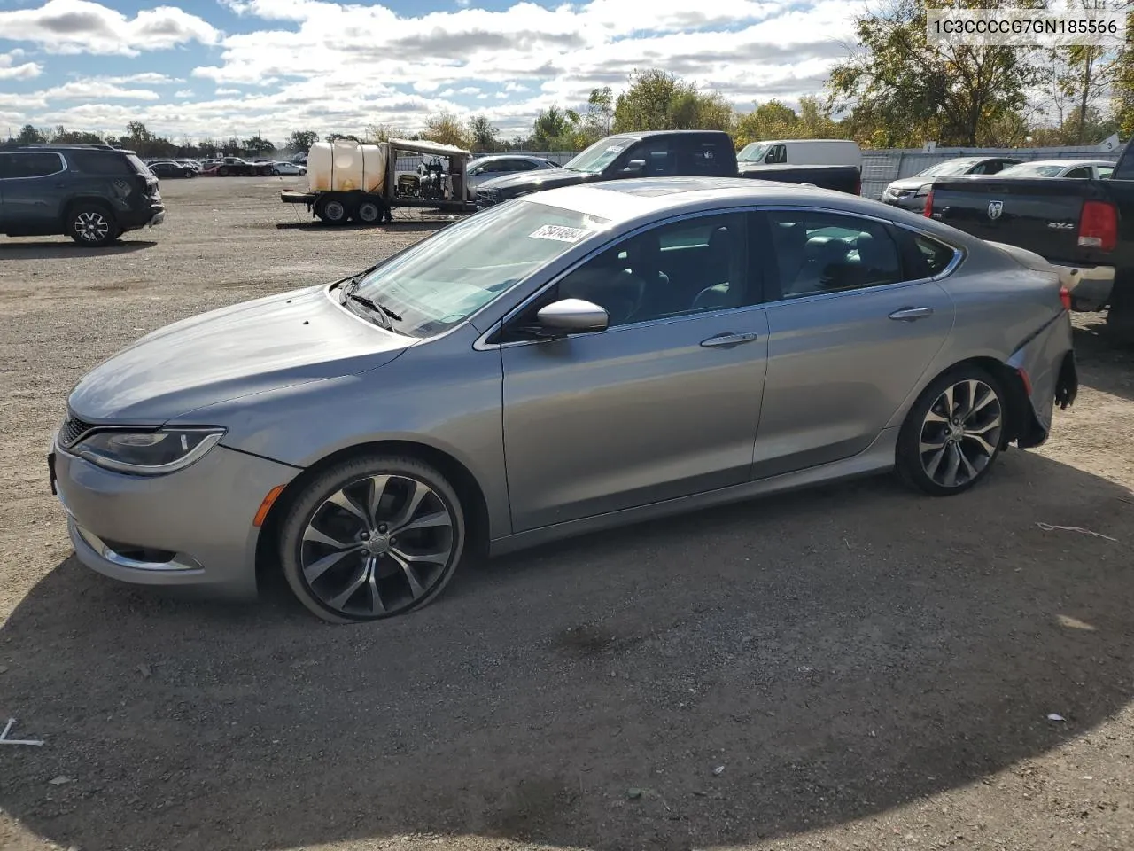 2016 Chrysler 200 C VIN: 1C3CCCCG7GN185566 Lot: 75414984