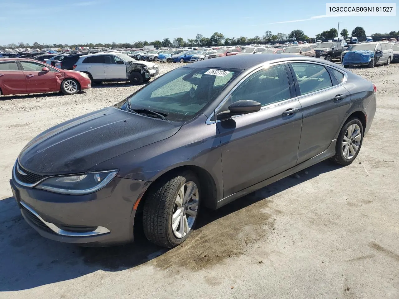 2016 Chrysler 200 Limited VIN: 1C3CCCAB0GN181527 Lot: 75727174