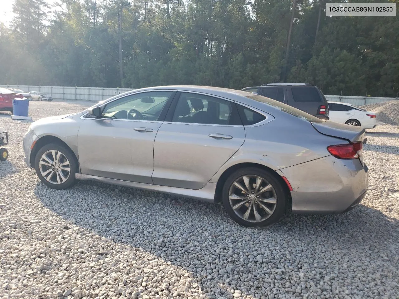 2016 Chrysler 200 Limited VIN: 1C3CCCAB8GN102850 Lot: 75924254