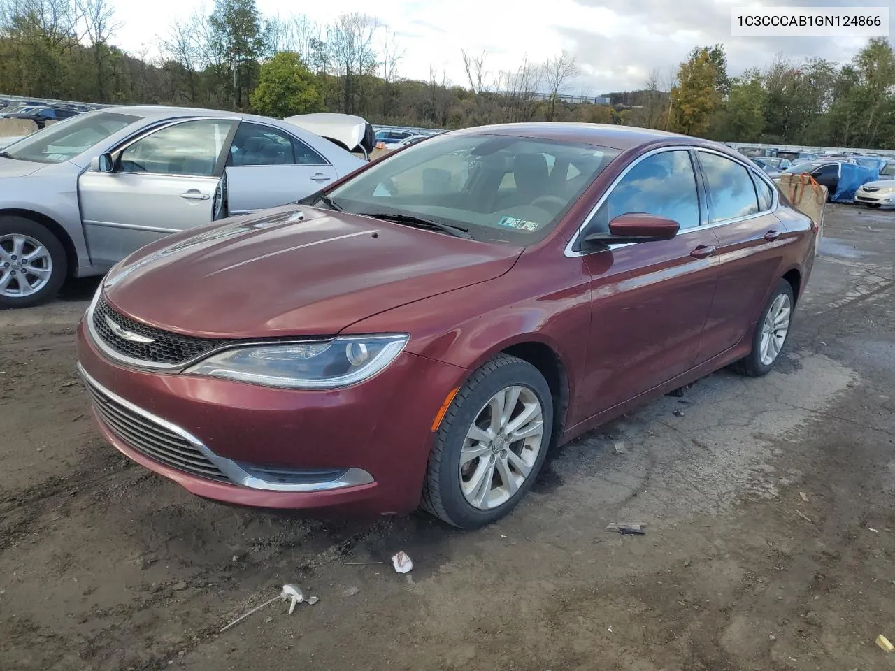 2016 Chrysler 200 Limited VIN: 1C3CCCAB1GN124866 Lot: 75981914