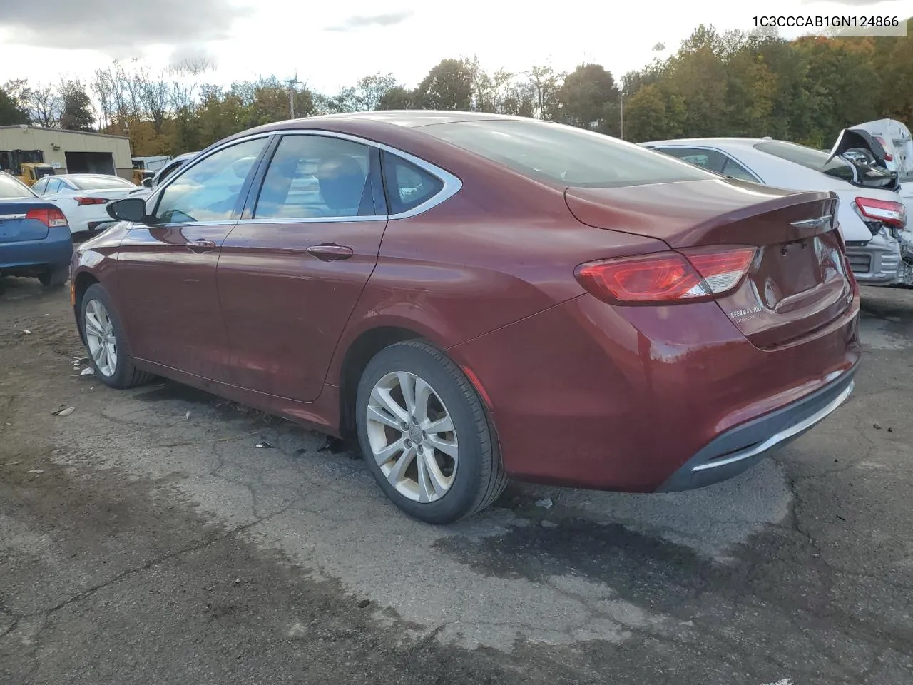 2016 Chrysler 200 Limited VIN: 1C3CCCAB1GN124866 Lot: 75981914