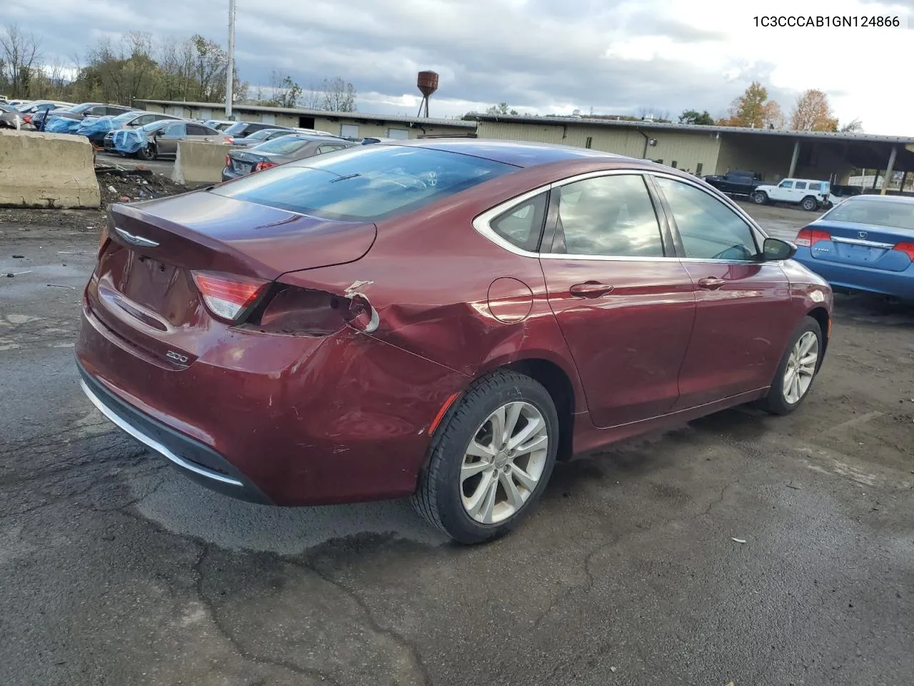 2016 Chrysler 200 Limited VIN: 1C3CCCAB1GN124866 Lot: 75981914