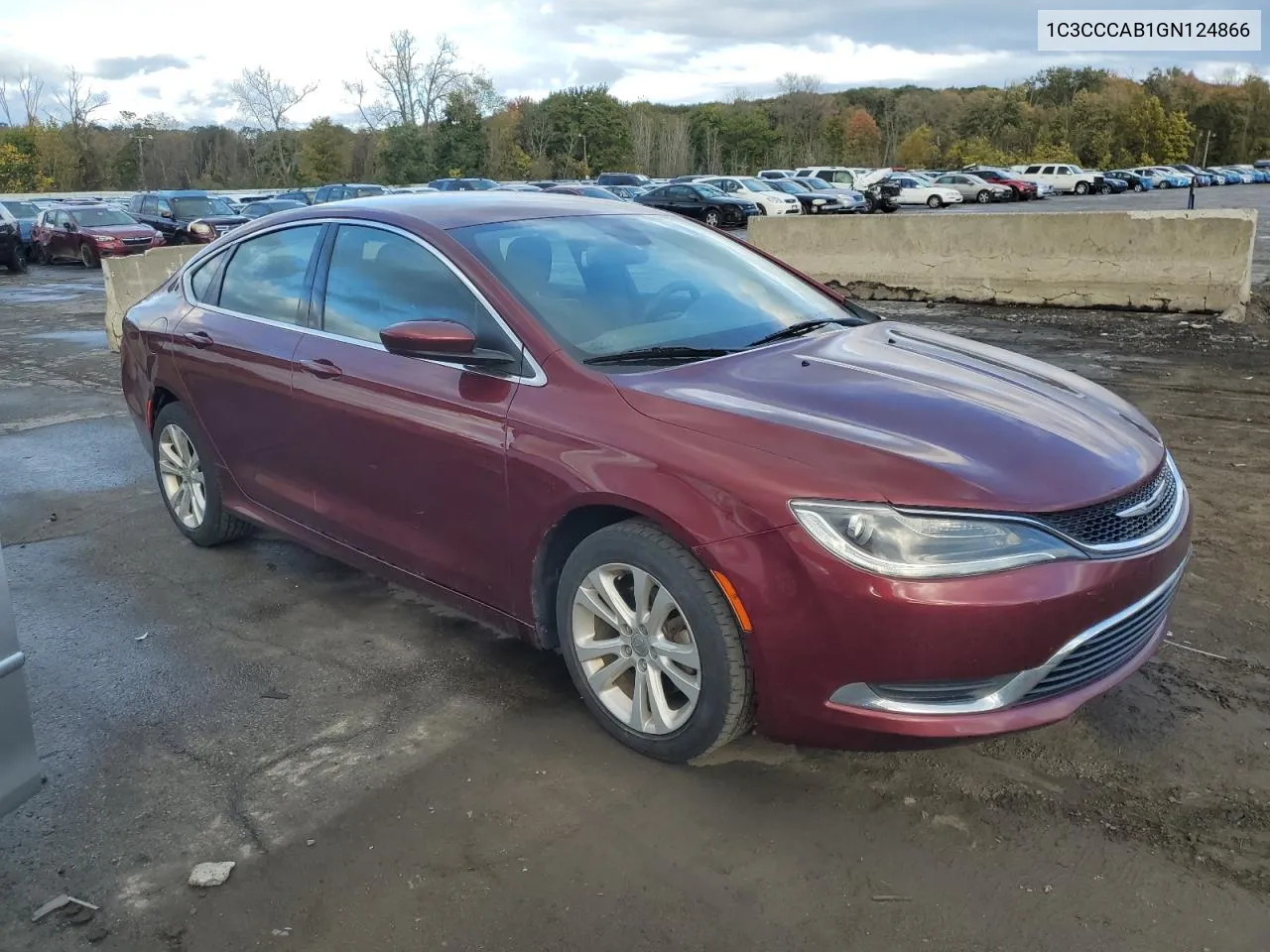 2016 Chrysler 200 Limited VIN: 1C3CCCAB1GN124866 Lot: 75981914