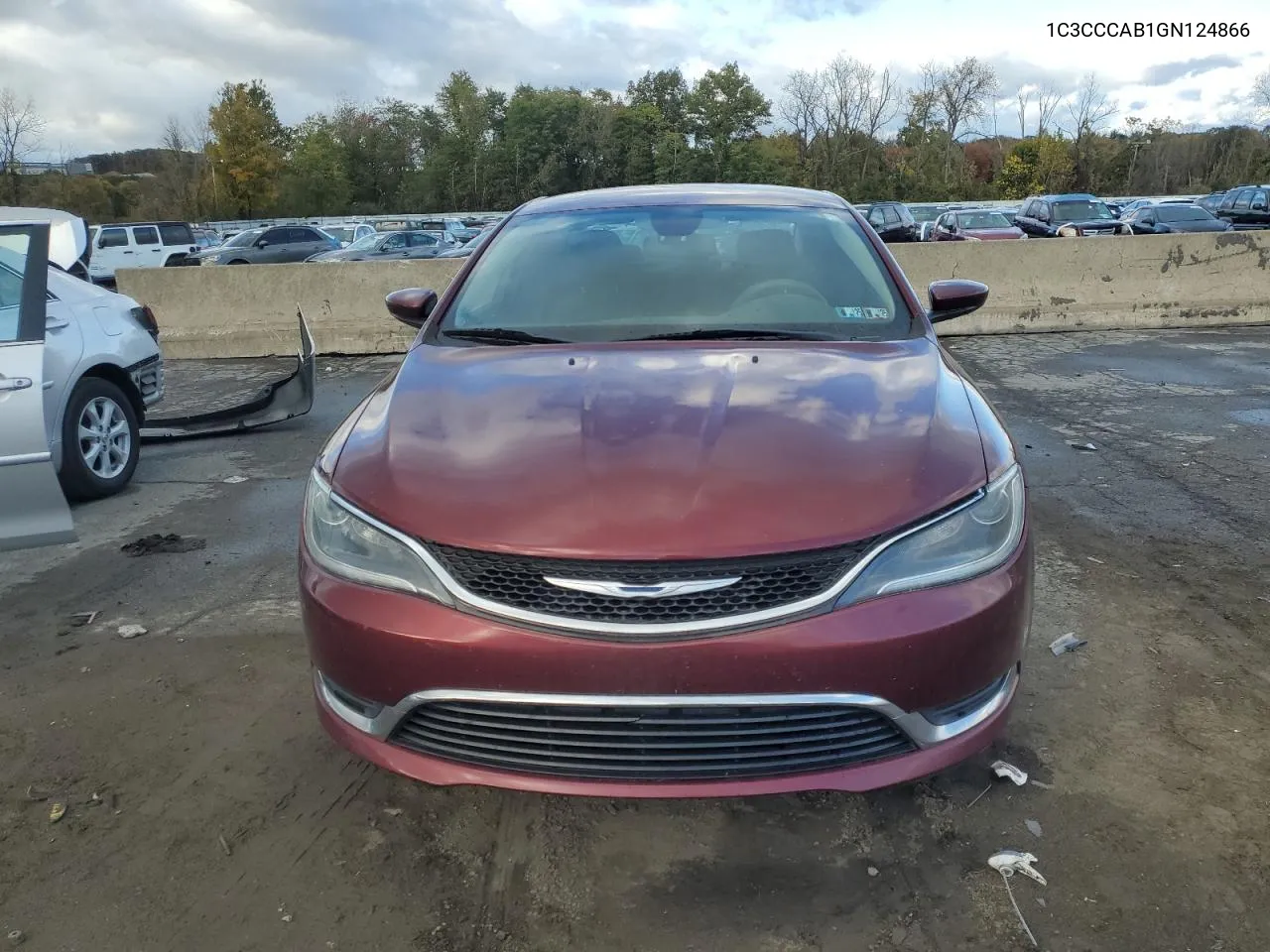 2016 Chrysler 200 Limited VIN: 1C3CCCAB1GN124866 Lot: 75981914