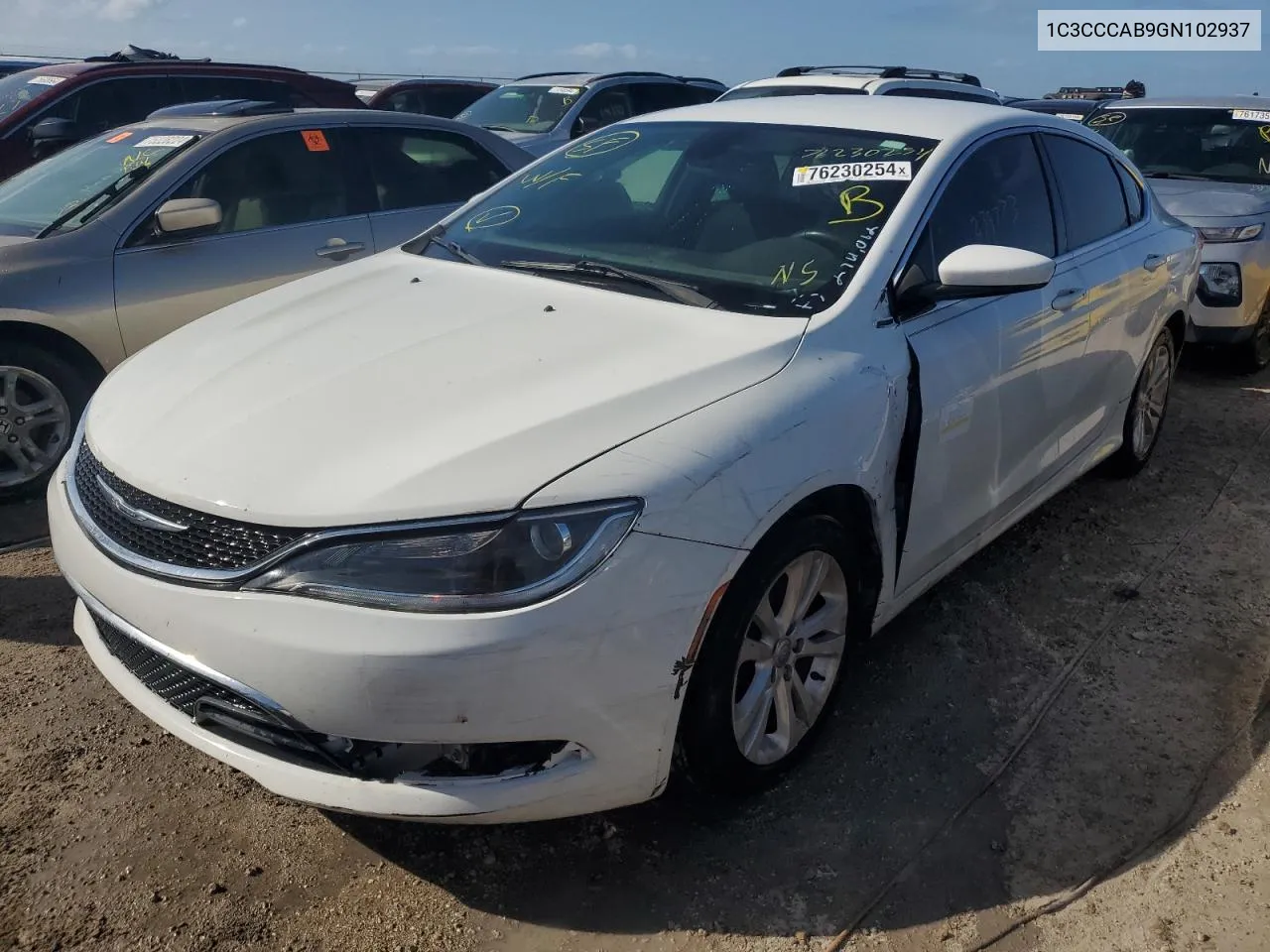 2016 Chrysler 200 Limited VIN: 1C3CCCAB9GN102937 Lot: 76230254