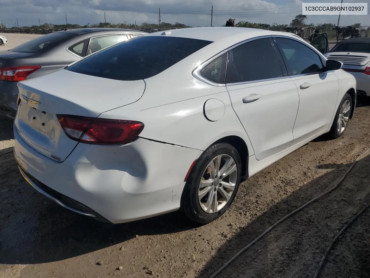 2016 Chrysler 200 Limited VIN: 1C3CCCAB9GN102937 Lot: 76230254