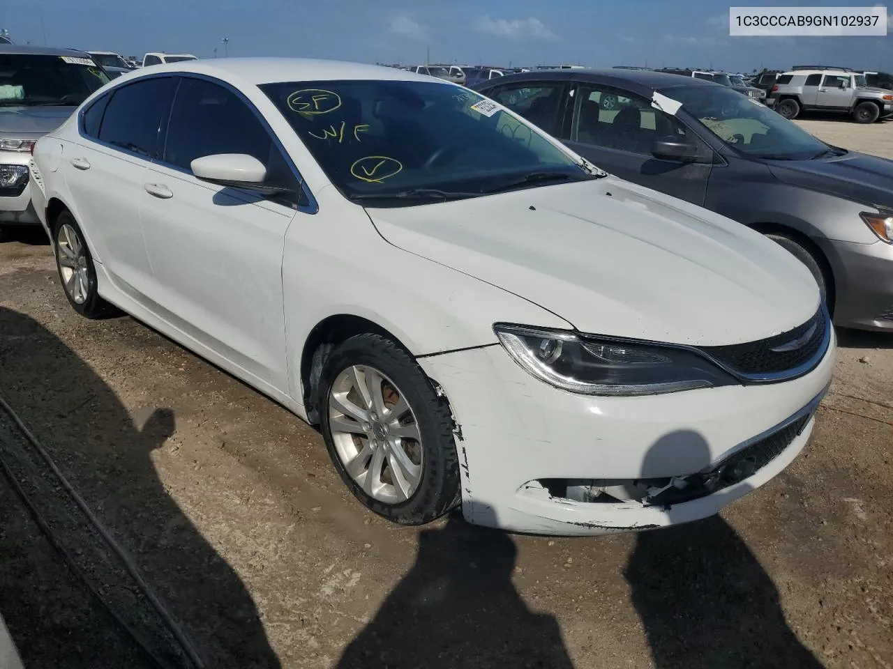 2016 Chrysler 200 Limited VIN: 1C3CCCAB9GN102937 Lot: 76230254