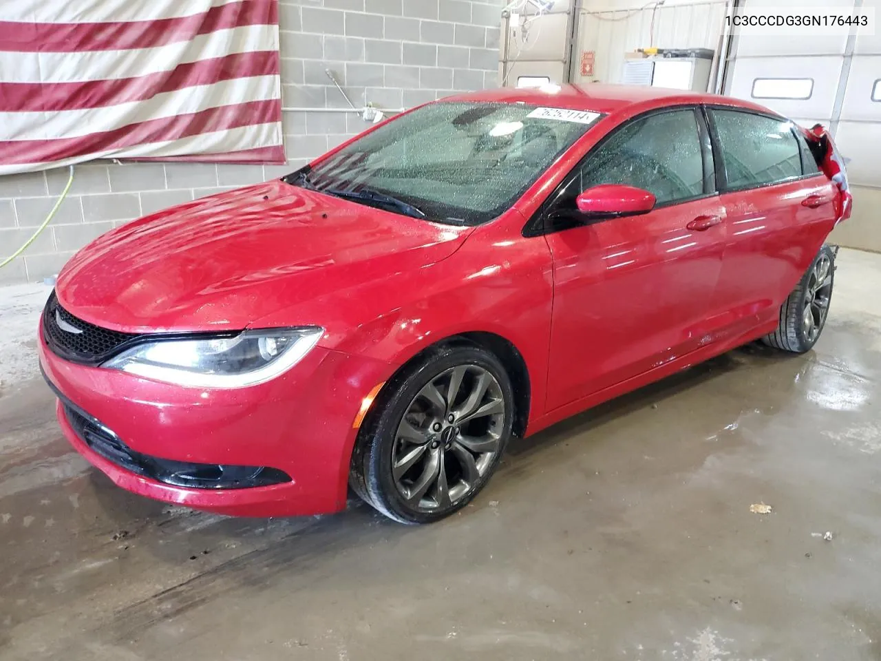 2016 Chrysler 200 S VIN: 1C3CCCDG3GN176443 Lot: 76252114