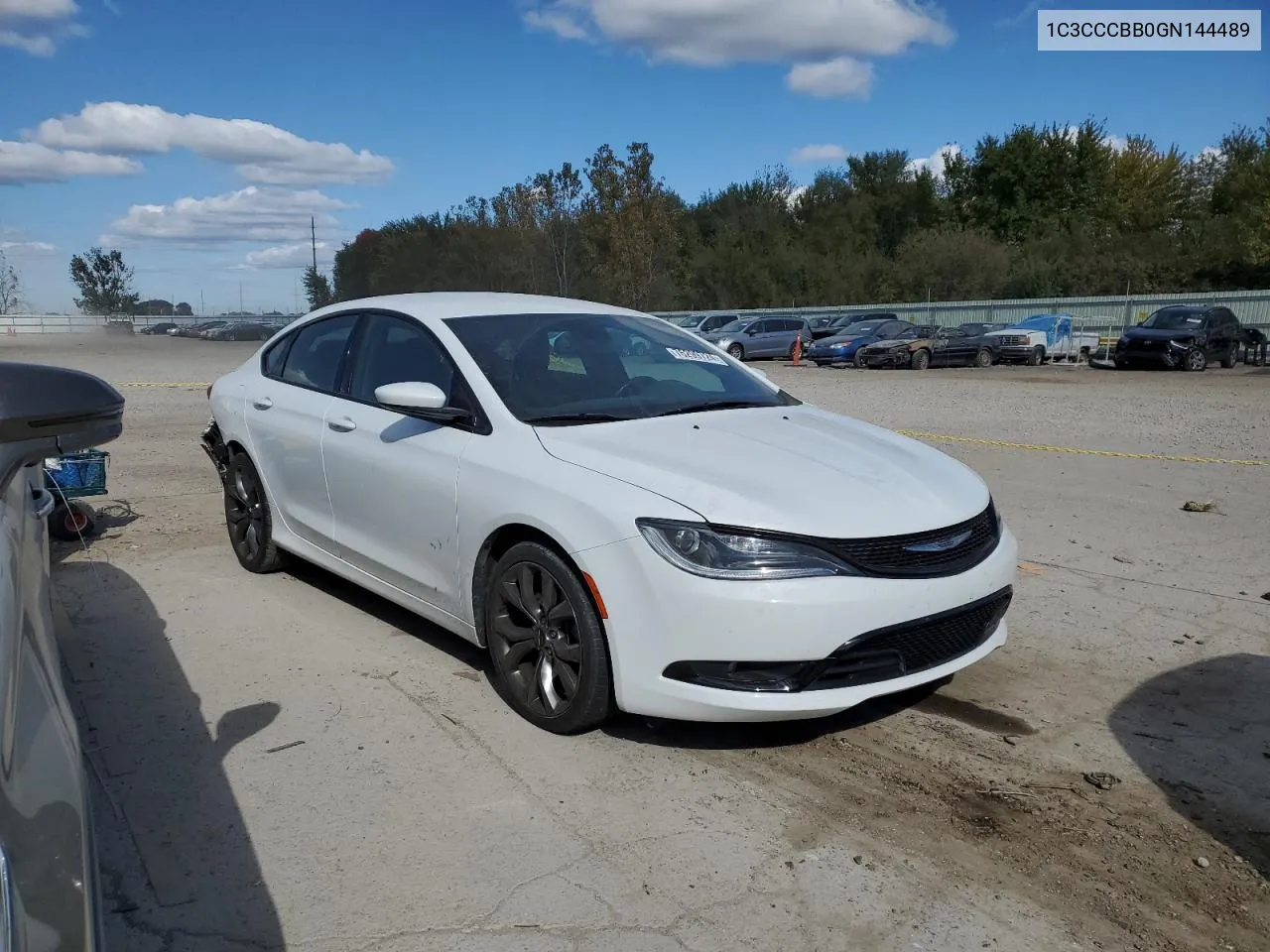 2016 Chrysler 200 S VIN: 1C3CCCBB0GN144489 Lot: 76299724