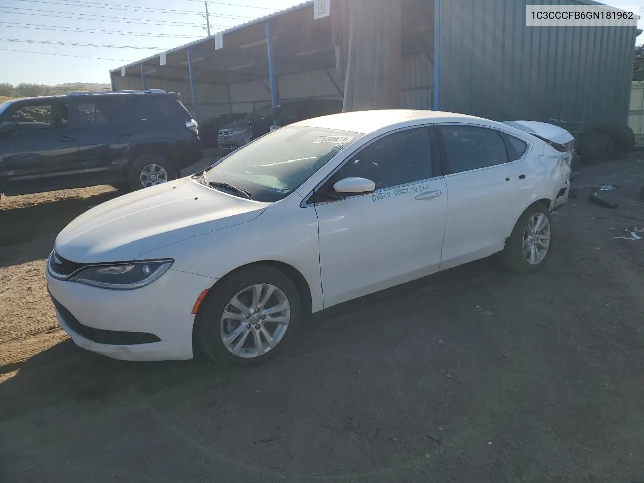 2016 Chrysler 200 Lx VIN: 1C3CCCFB6GN181962 Lot: 76506614